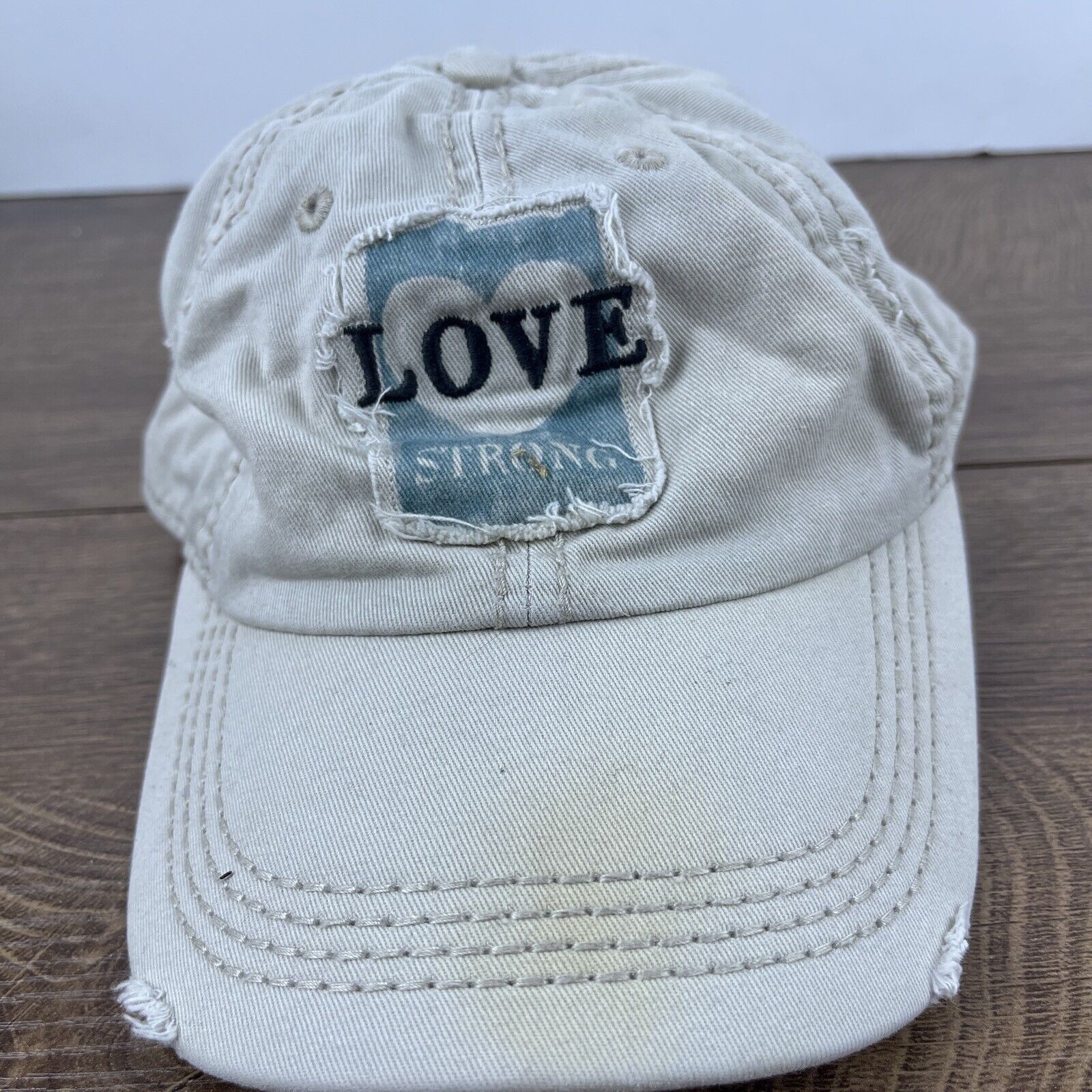 Other Love Strong Hat Love Strong Hat Tan Brown Hat Adjustable Tan Size ONE SIZE - 3 Thumbnail