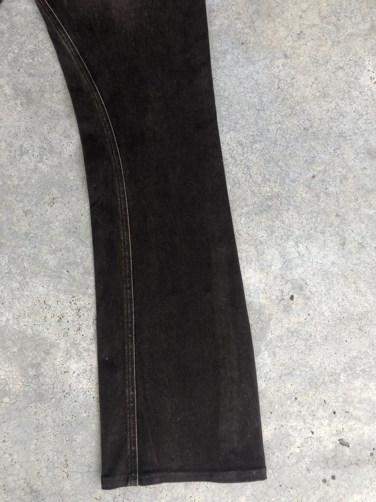 Lee Japanese Lee Flared Jeans Distressed Suede Size US 32 / EU 48 - 12 Thumbnail