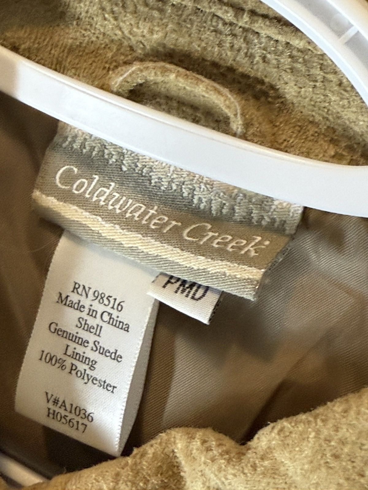 Coldwater Creek × Vintage Suede Jacket Size US S / EU 44-46 / 1 - 9 Thumbnail