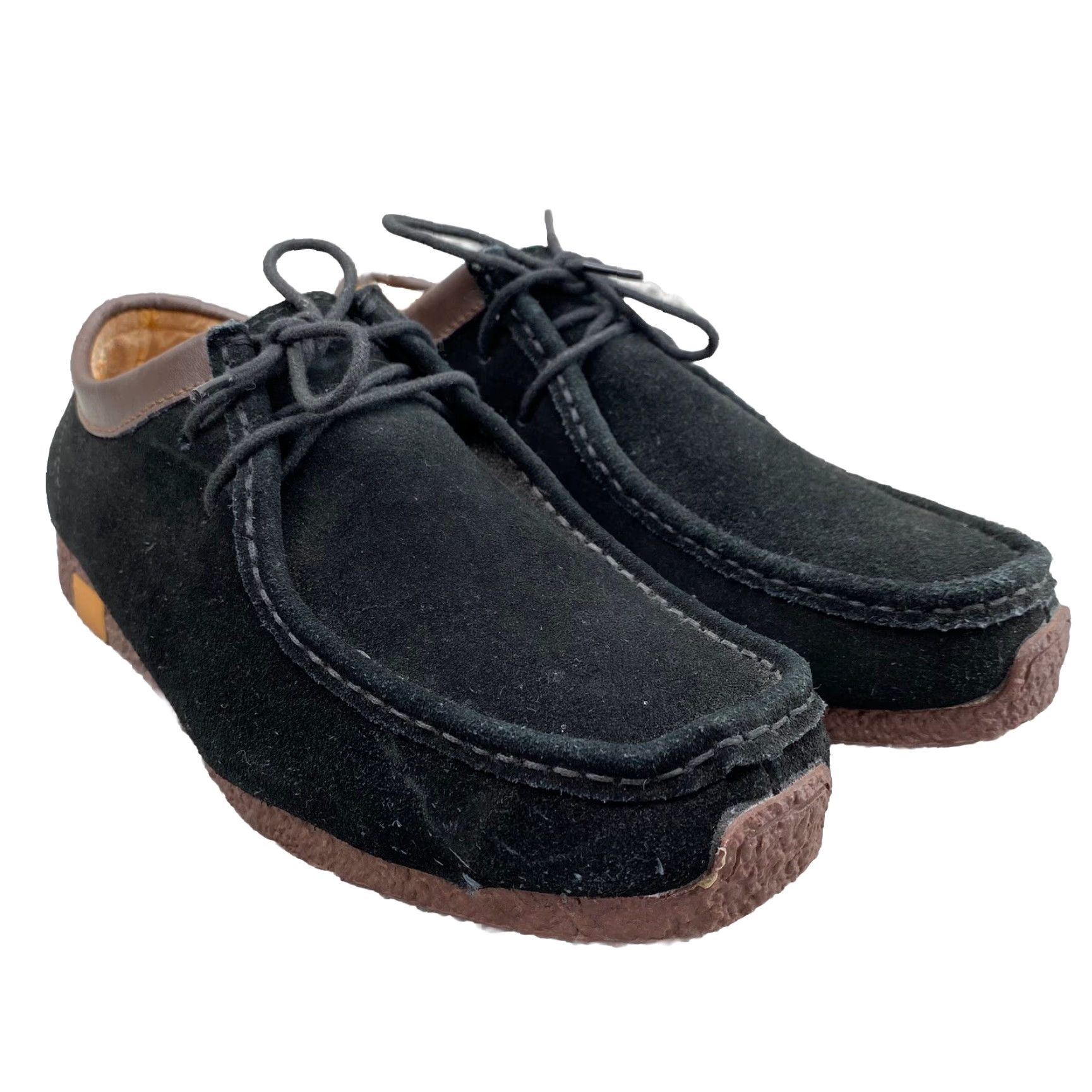 Clarks Clarks Wallabee Shoes Men's 8 Black Suede Low Top Casual Work Size US M / EU 48-50 / 2 - 2 Thumbnail