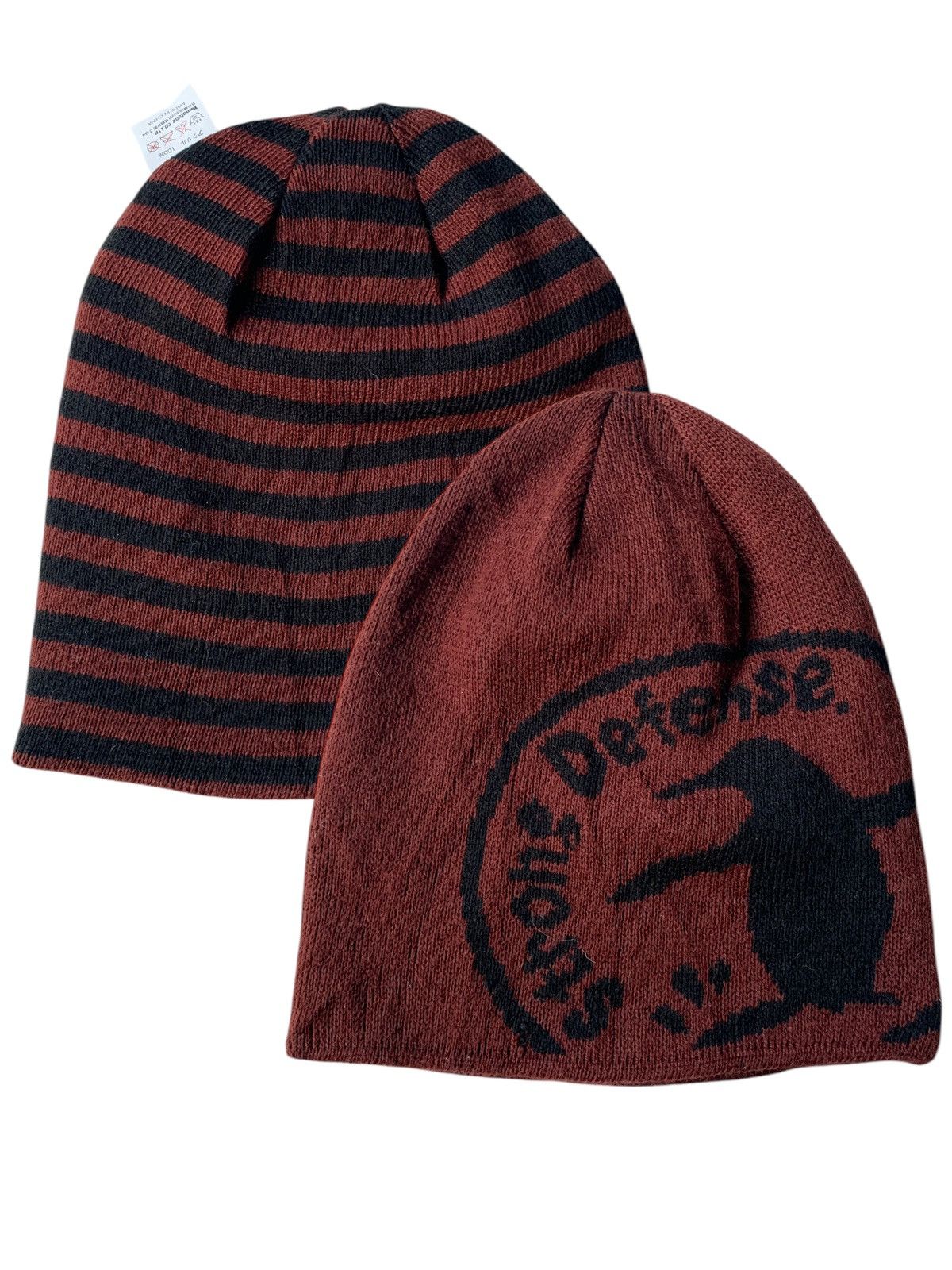 Japanese Brand × Kapital × Vintage STRIPE REVERSIBLE STREETWEAR WINTER SESSIONS BEANIE HATS Size ONE SIZE - 1 Thumbnail