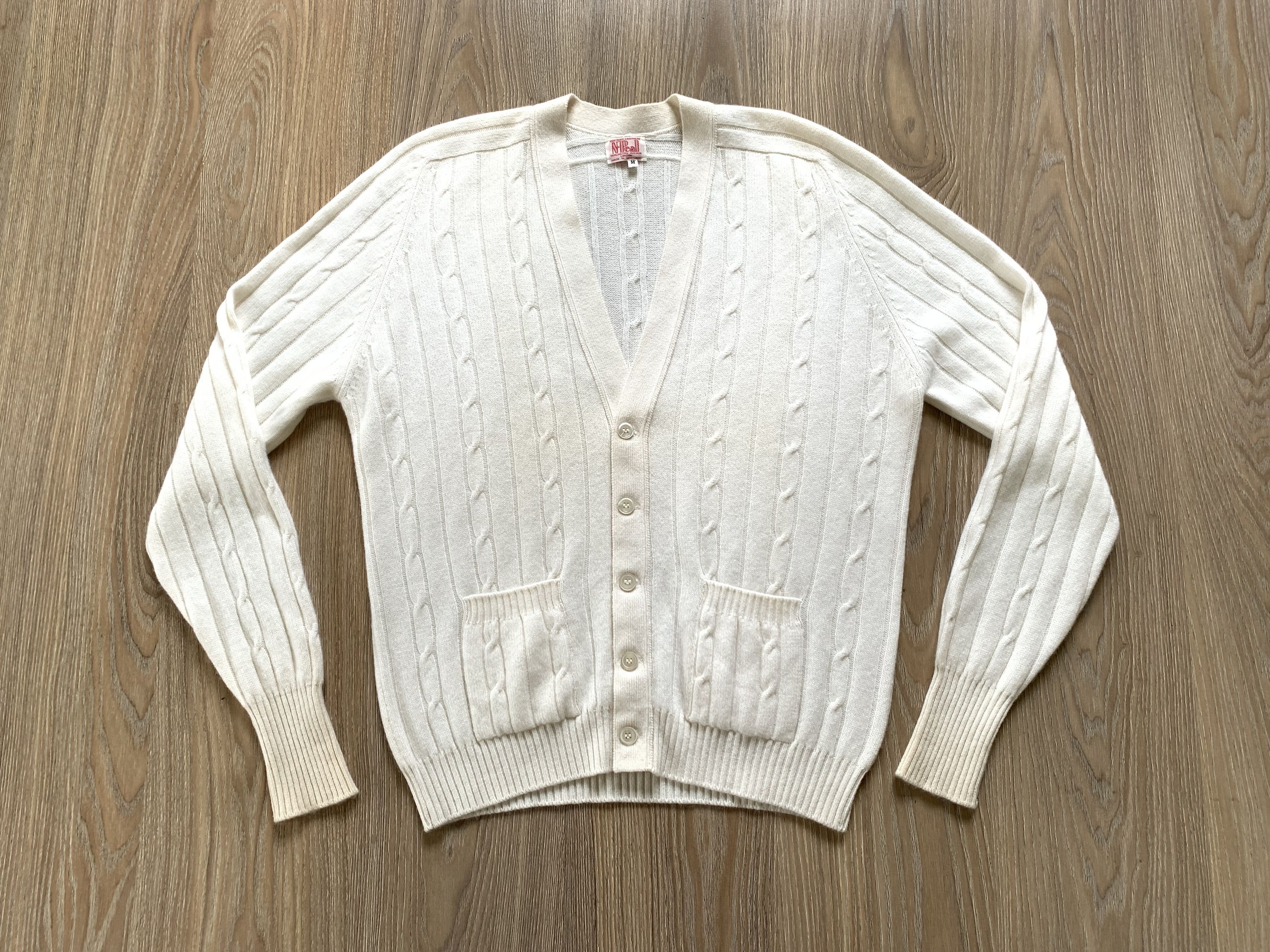 Designer × N.Peal × Vintage N Peal London Cashmere Knit Pocket Cardigan Size US M / EU 48-50 / 2 - 2 Thumbnail