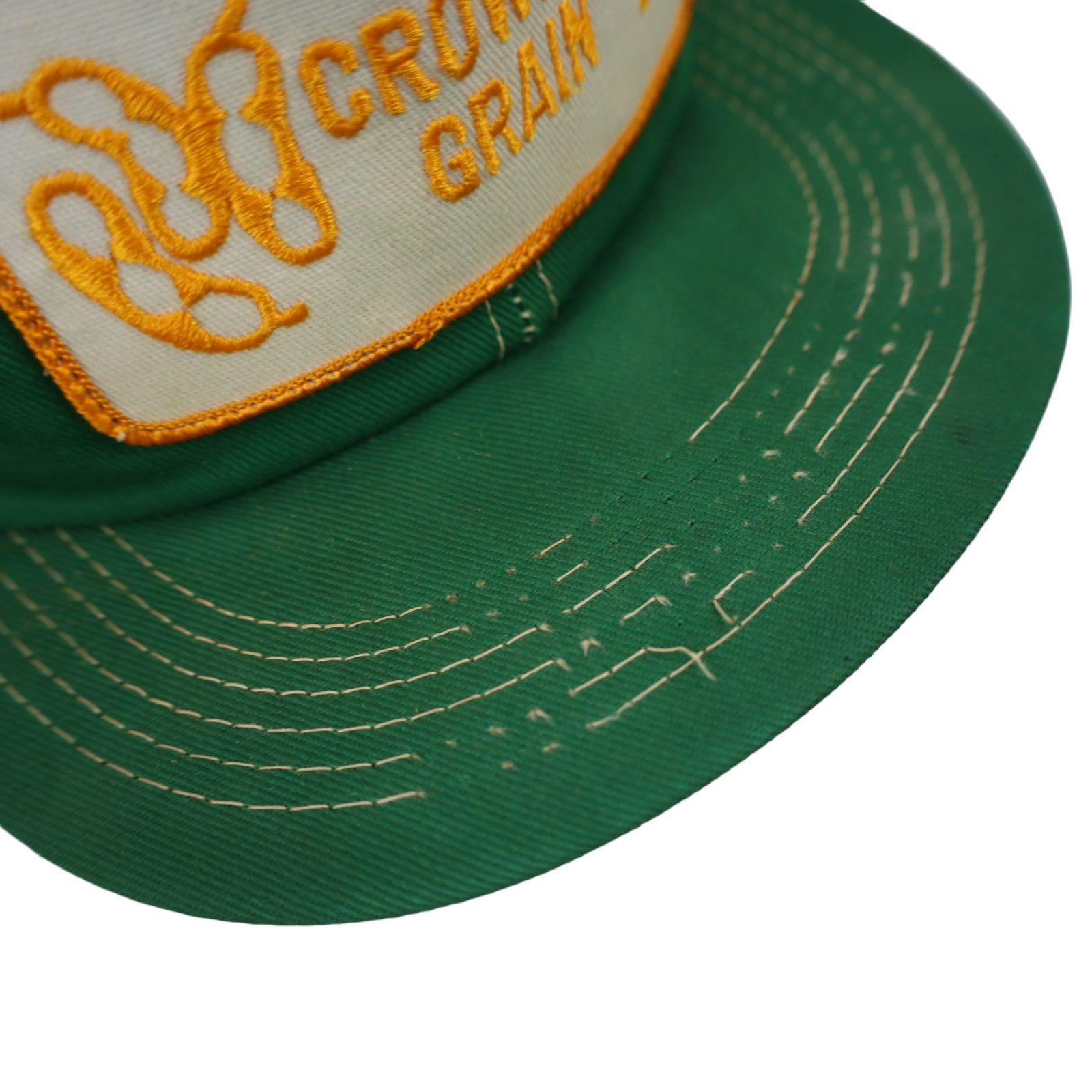 Vintage Vintage K-Products Crowley Grains Patch Mesh Snapback Hat Size ONE SIZE - 3 Thumbnail