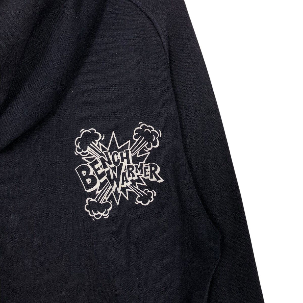Japanese Brand 📌Vintage Hoodie Pull Over Bench Warmer Basket Ball Big Logo Size US M / EU 48-50 / 2 - 12 Thumbnail