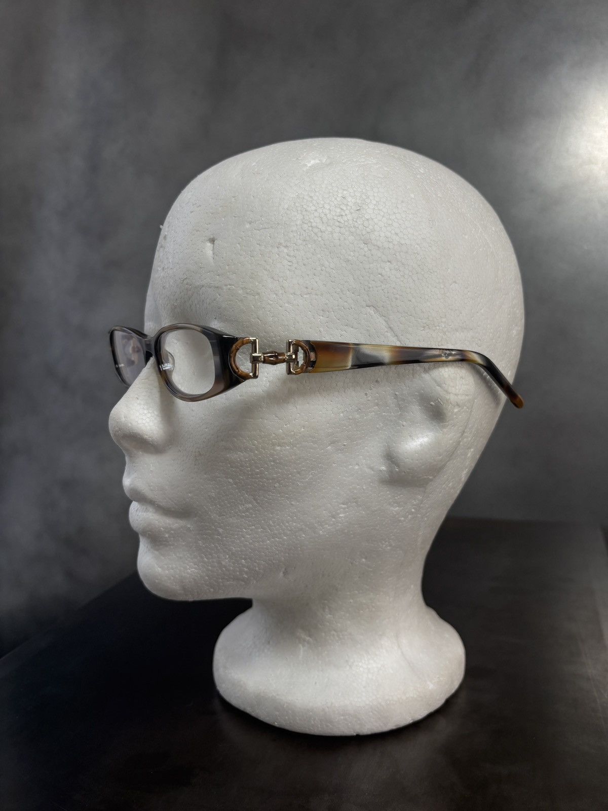 Gucci 2000s Vintage Gucci Frames Horsebit GG3009 Y2K Eyeglasses IT Size ONE SIZE - 16 Thumbnail