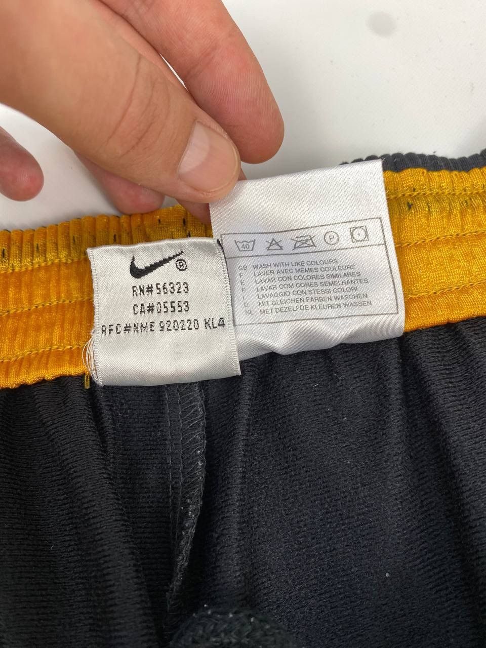 Nike × Vintage Vintage Pants Men Nike On Buttons Logo size Xl Size US 37 - 5 Thumbnail