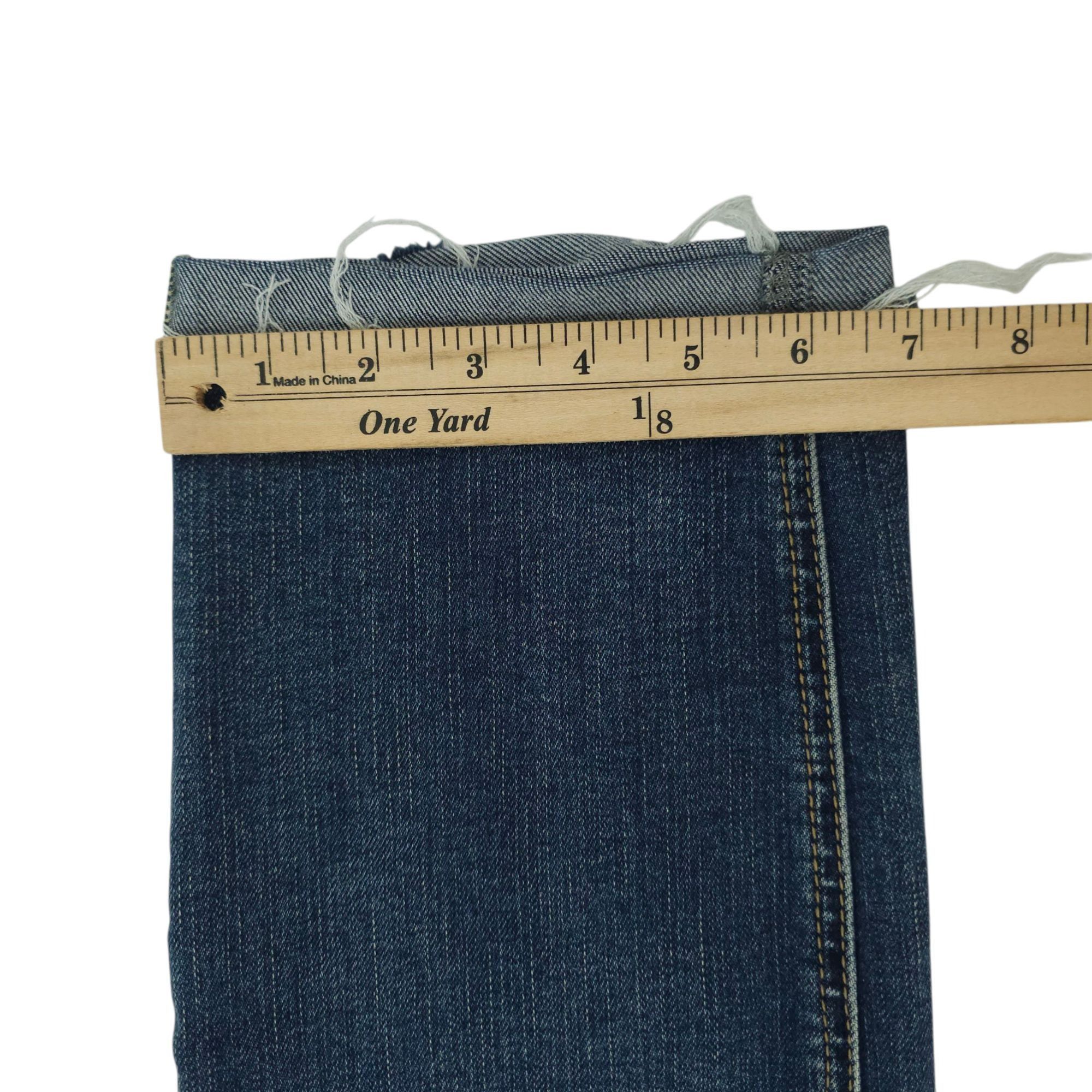 Silver Jeans Co. Silver Jeans Beau Denim Distressed Ripped Womens 31x28 Mid R Size 31" - 6 Thumbnail