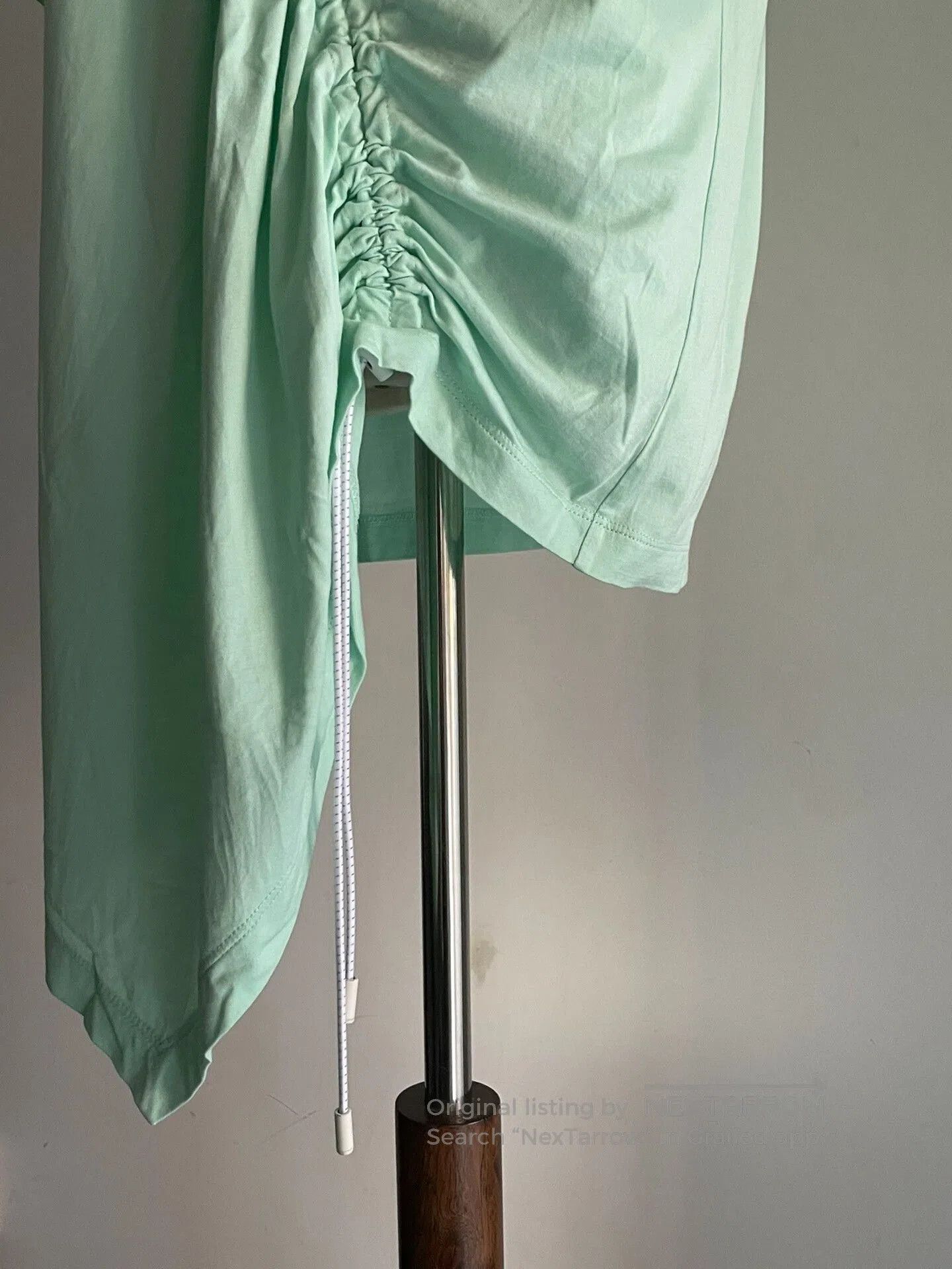 Maison Margiela asymmetrical short sleeve mint green top. Size S / US 4 / IT 40 - 5 Thumbnail