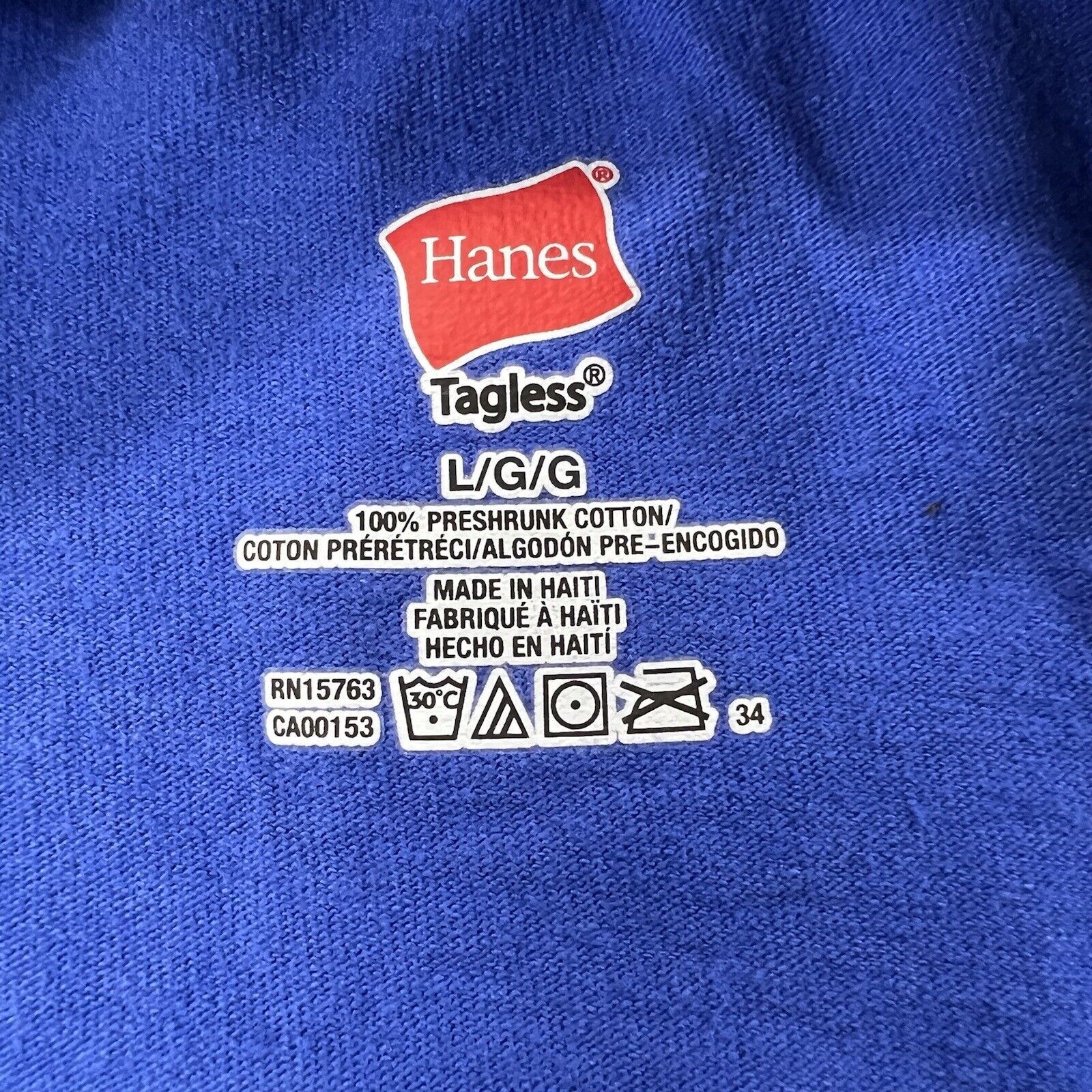 Hanes RunDisney Large Disney World 10K Race Blue Graphic T Shirt Size US L / EU 52-54 / 3 - 3 Thumbnail