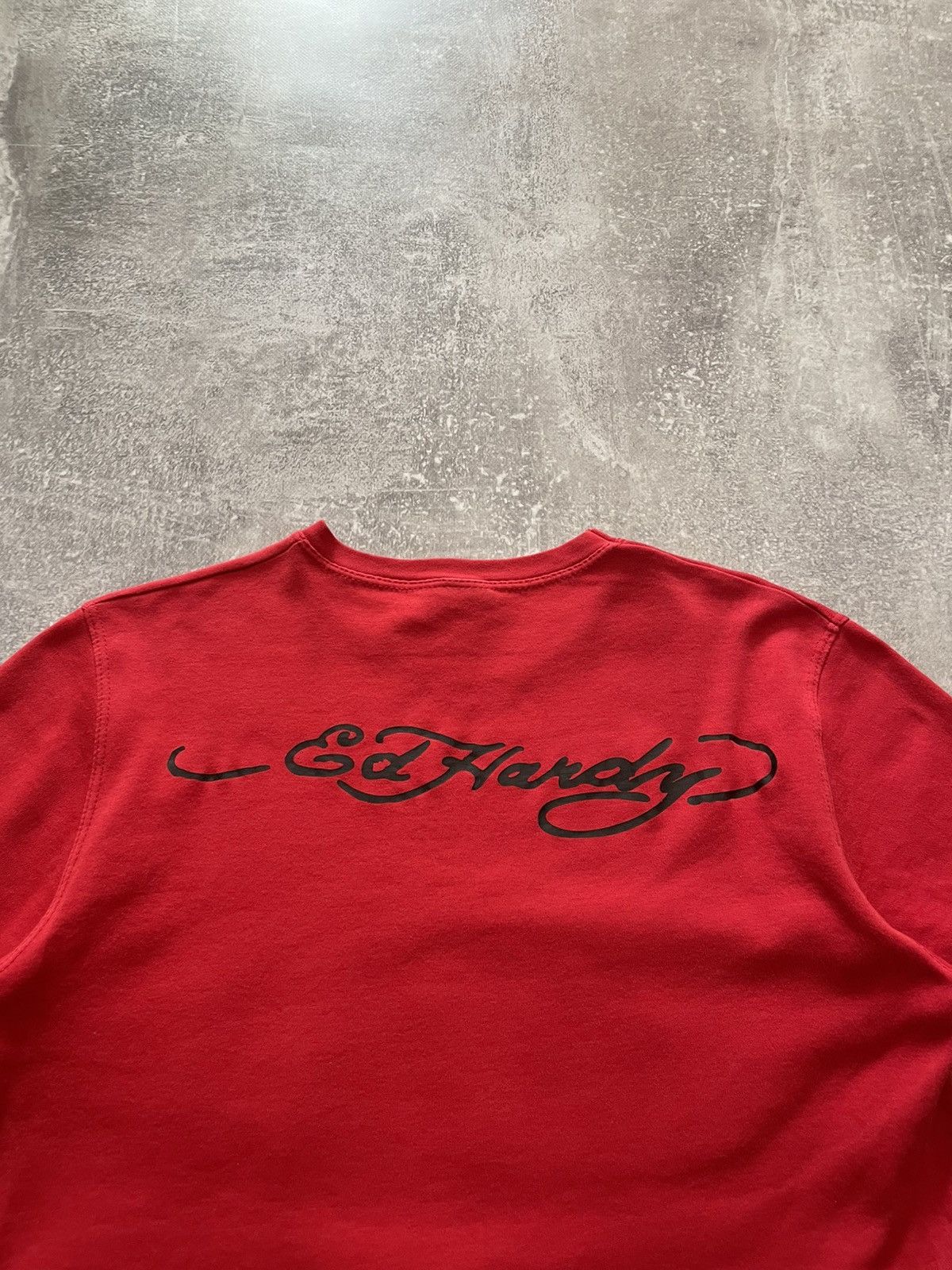 Ed Hardy × Vintage Vintage Ed Hardy Y2K T-Shirt Size US S / EU 44-46 / 1 - 16 Thumbnail