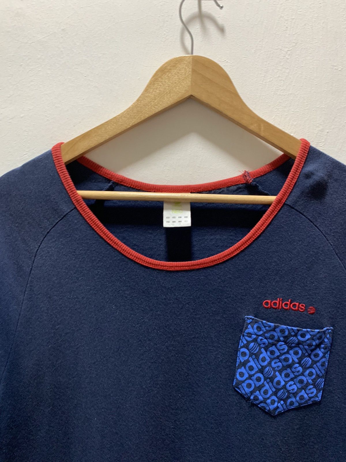 Adidas Adidas Neo Blue Pocket Tee Size US L / EU 52-54 / 3 - 4 Thumbnail