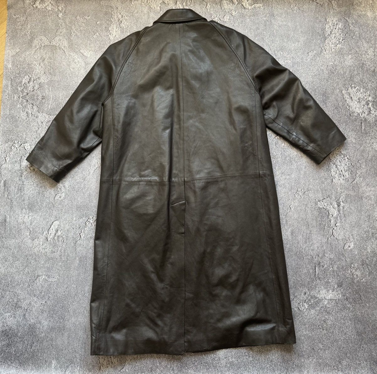 Burberry *SAMPLE* 80S BURBERRY LEATHER COAT VINTAGE Size US L / EU 52-54 / 3 - 2 Thumbnail
