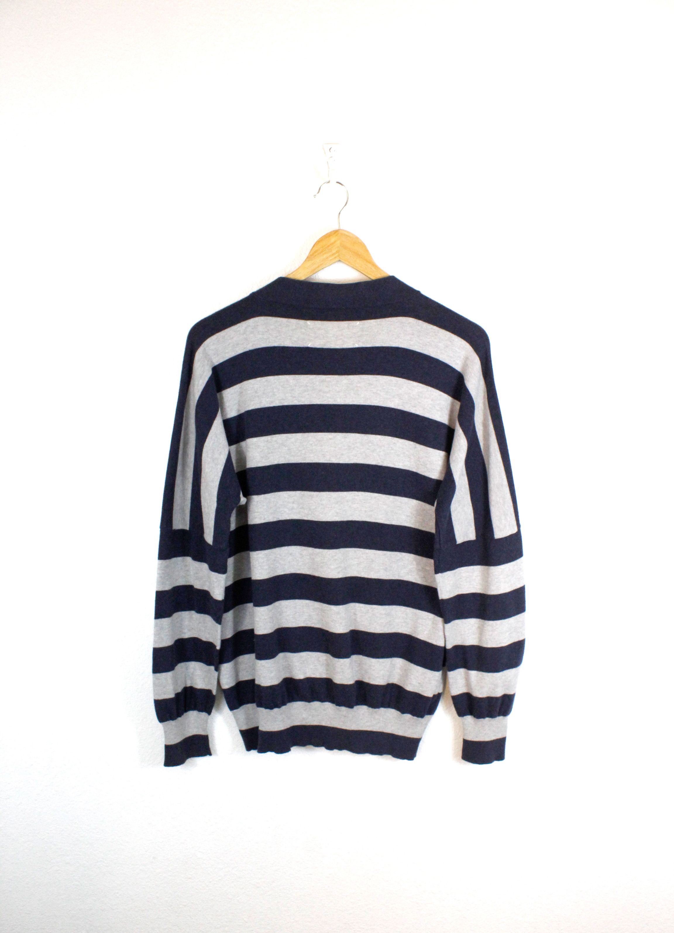 Maison Margiela Archive Maison Margiela Line (10) Wide Striped Cardigan Size US M / EU 48-50 / 2 - 7 Thumbnail