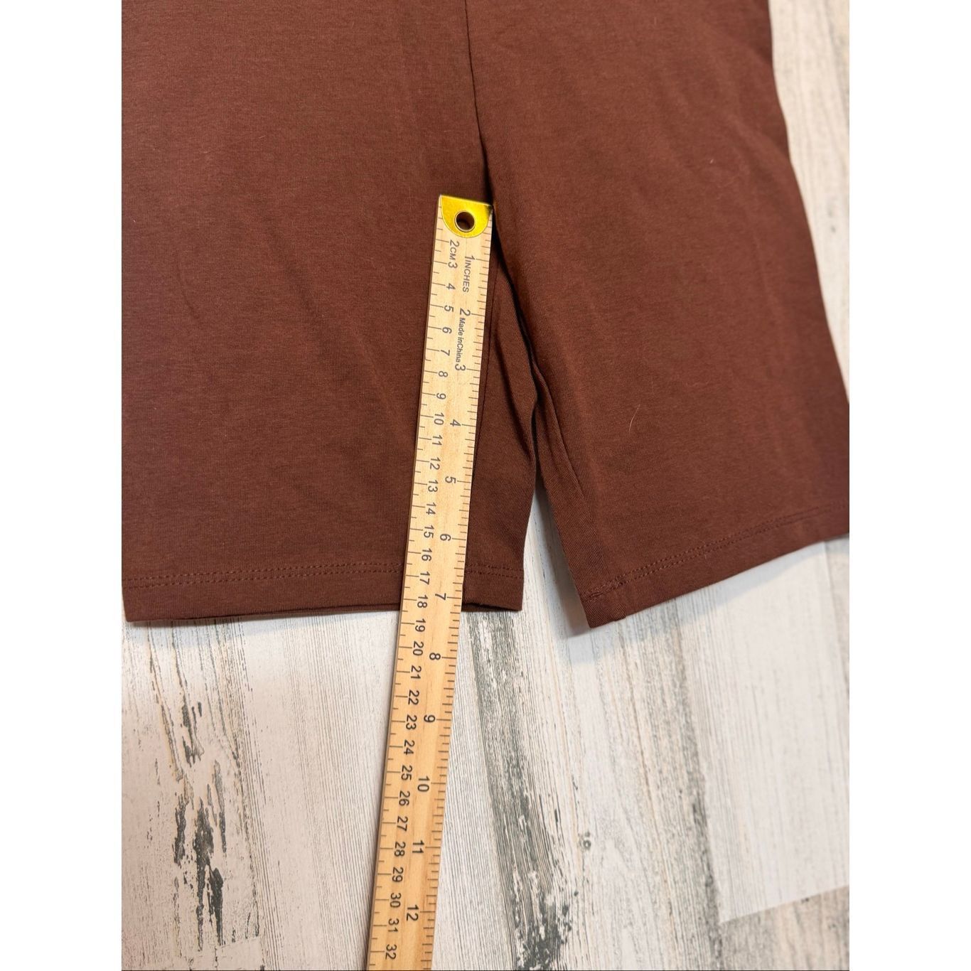 Forever 21 Forever 21 Brown Biker Shorts Size Small – Soft Stretch Cotton Blend, High Waist, Casual Lounge Shorts Size 27" / US 4 / IT 40 - 3 Thumbnail