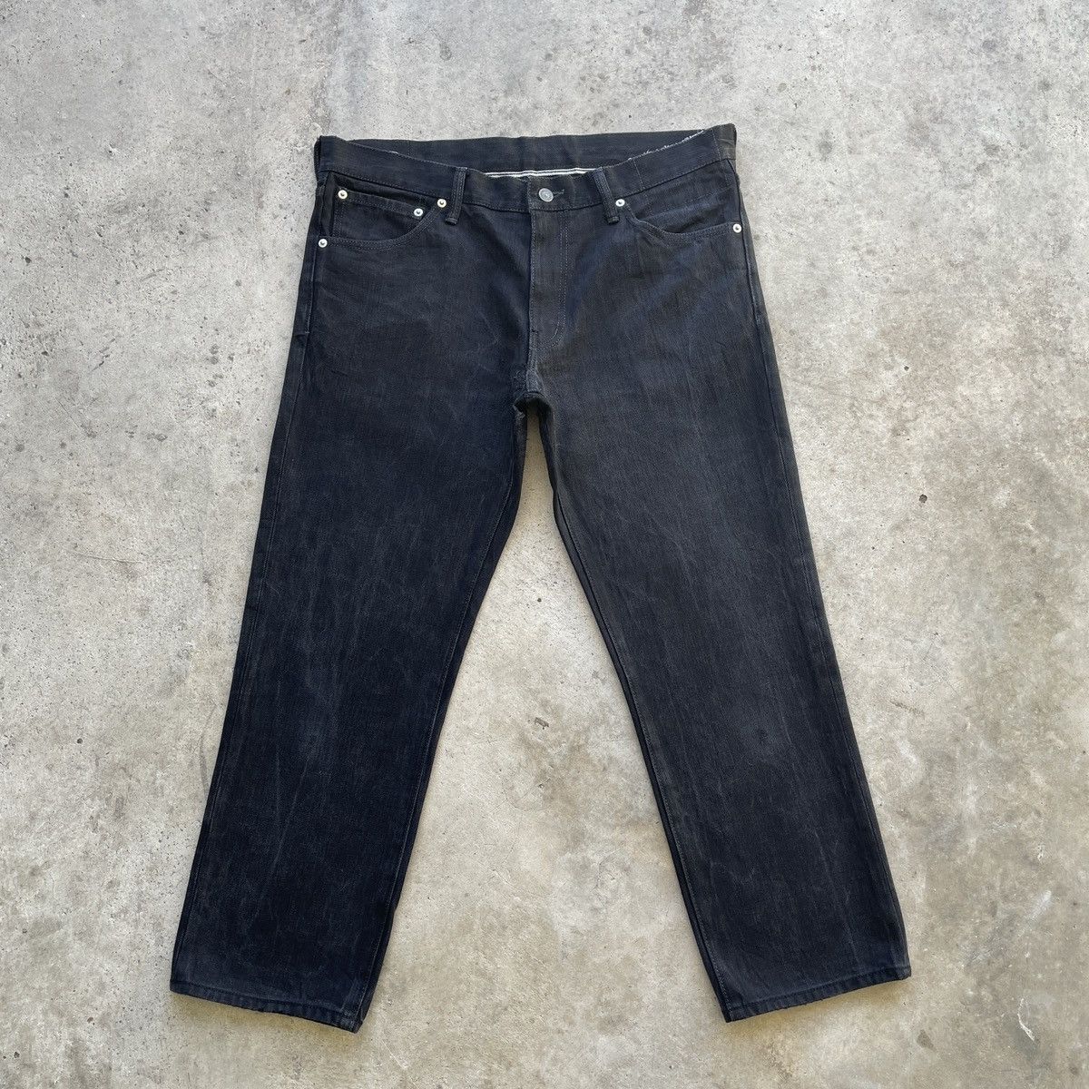 image of Vintage Visvim Storm Fading Jeans Black Denim Pants, Men's (Size 36)