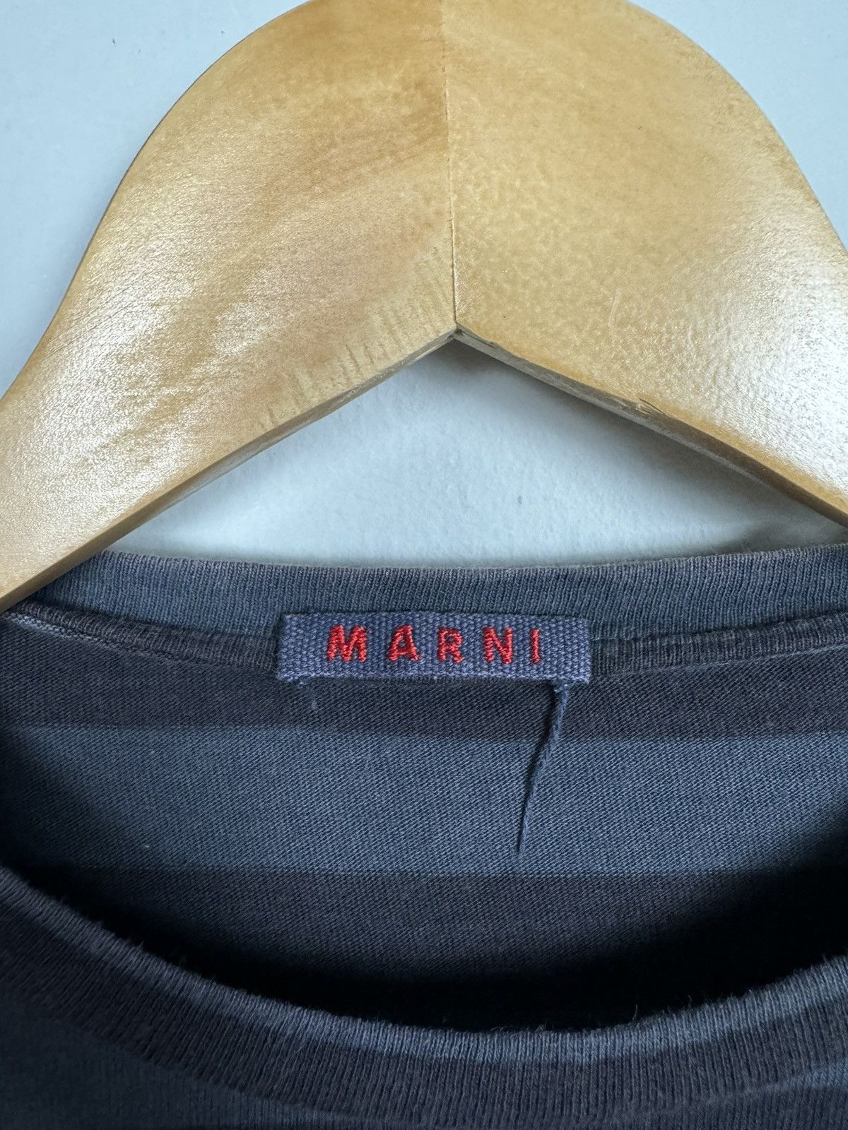 Marni Marni Stripe Pocket L/S Tee Size US S / EU 44-46 / 1 - 5 Thumbnail