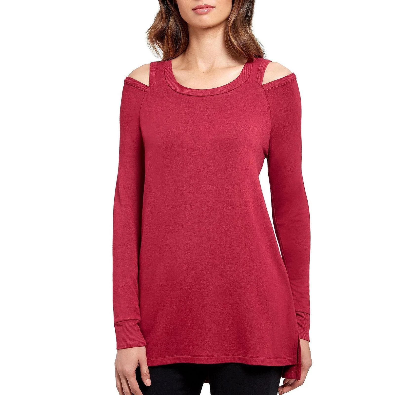 Designer KENNETH COLE REACTION Cold Shoulder Tunic Anemone Sz Medium Size M / US 6-8 / IT 42-44 - 1 Thumbnail