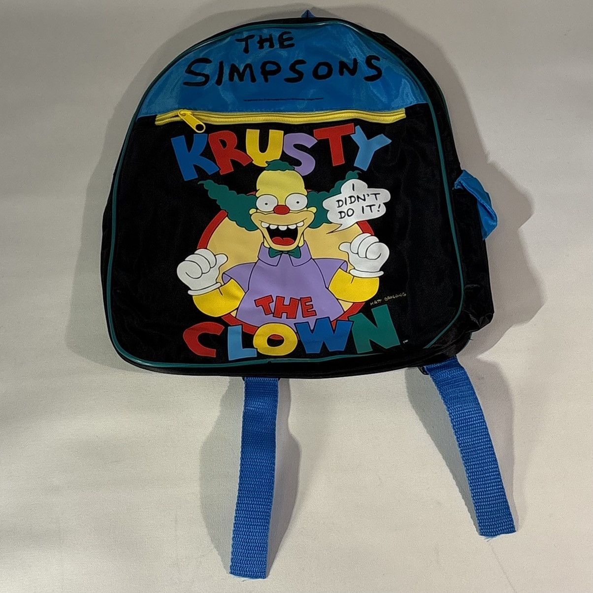 Vintage Vintage 90s Simpsons Bags Krusty The Clown Youth Sz Backpack Size ONE SIZE - 4 Thumbnail