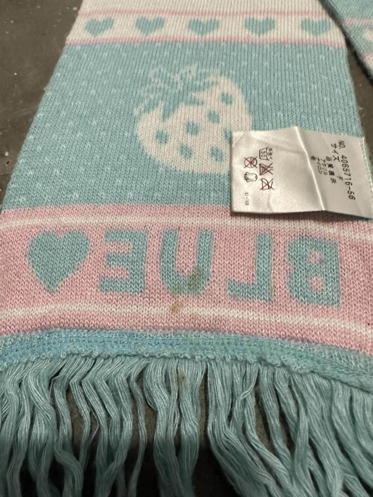 Japanese Brand Angel Blue Scarf Size ONE SIZE - 10 Thumbnail