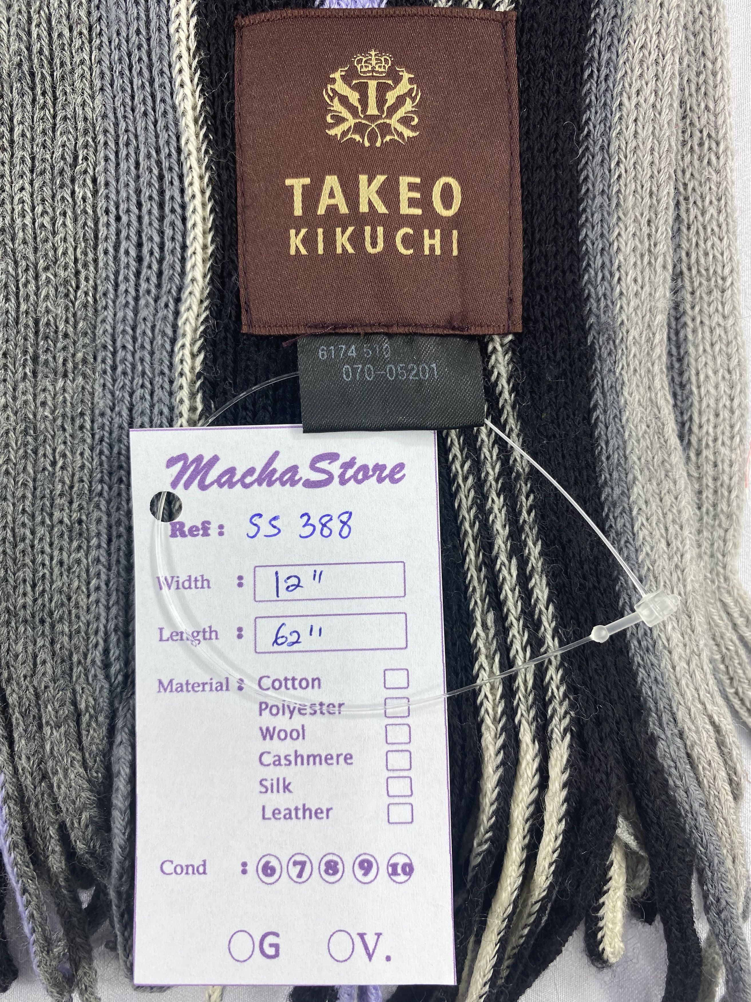 Takeo Kikuchi Takeo Kikuchi Scarf / Muffler / Neckwear Size ONE SIZE - 4 Thumbnail
