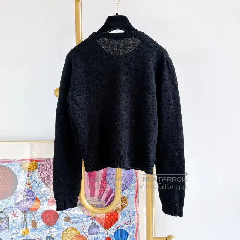 Miu Miu Miu Miu Black Cashmere Sweater for Women . Size XL / US 12-14 / IT 48-50 - 2 Thumbnail