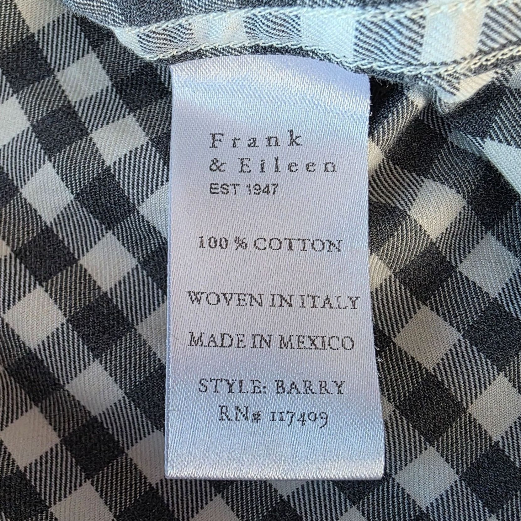Frank & Eileen Frank & Eileen Womens Small Top Tailored Button Up Shirt Ita Size S / US 4 / IT 40 - 9 Thumbnail