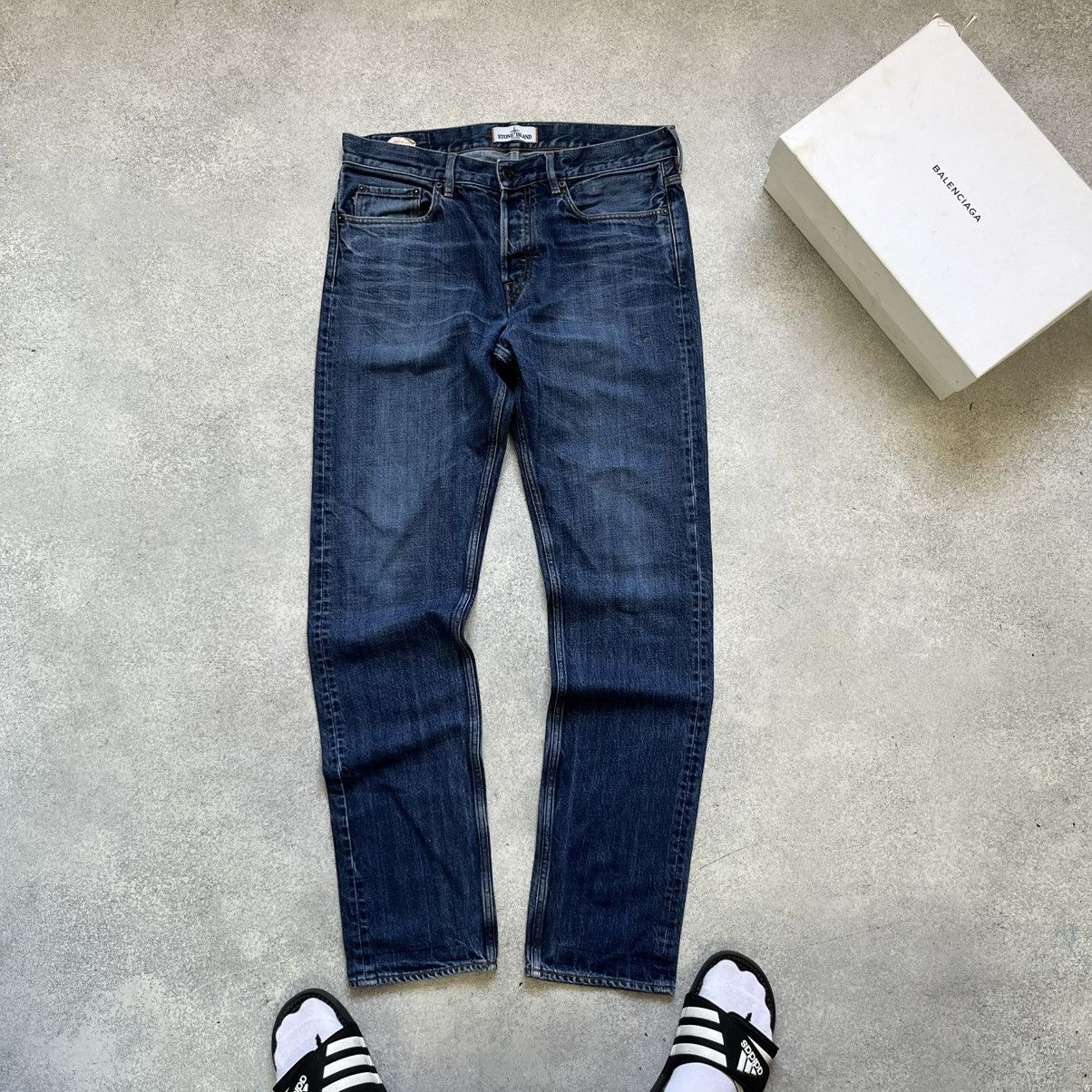 Stone Island STONE ISLAND Jeans Wash Blue Denim Vintage Y2k Affliction Size US 32 / EU 48 - 7 Thumbnail
