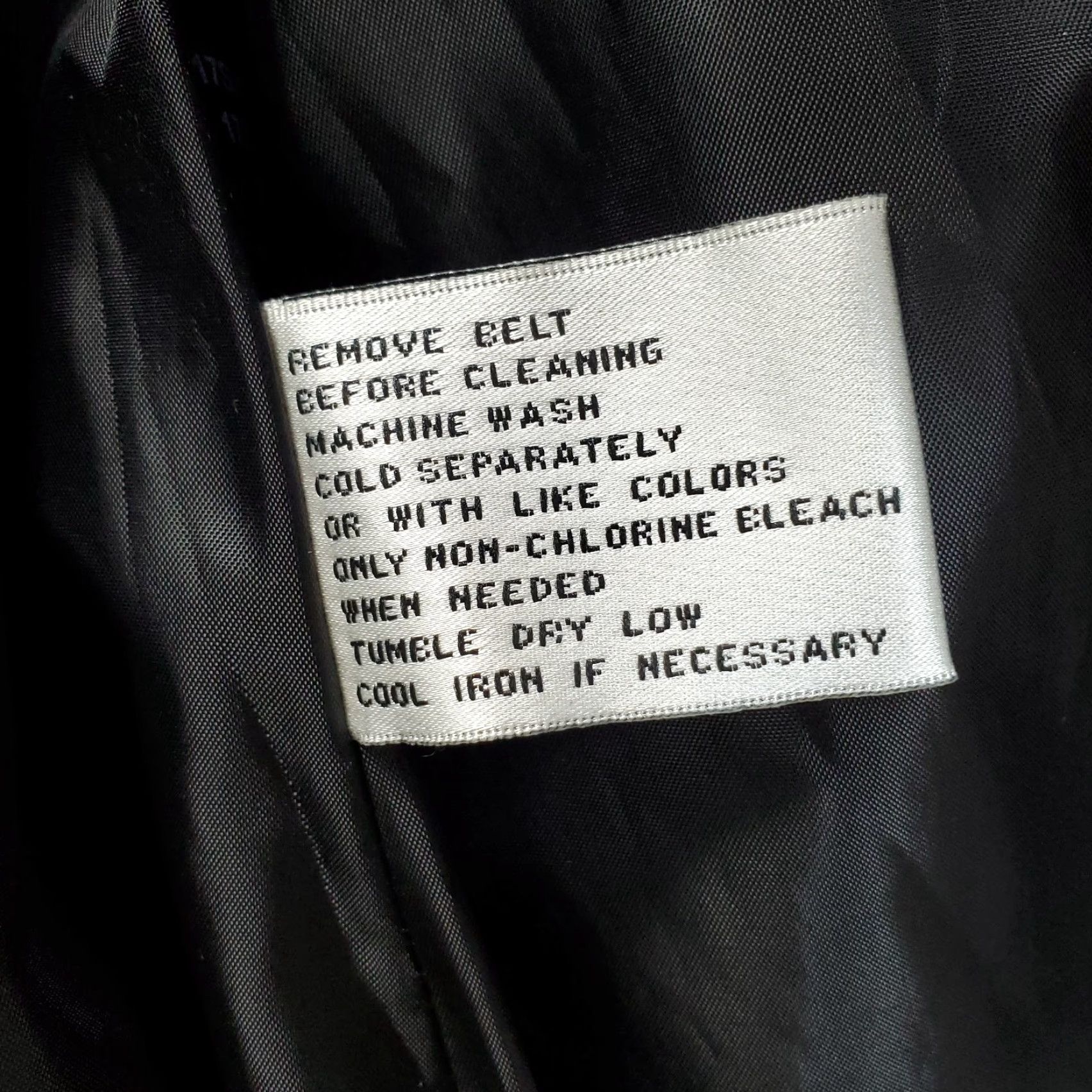 Kenneth Cole Kenneth Cole Quilted Coat Women M Black Belted Waist Long Sleeve Snap Inside Zip Coat Womens M Black Quilted Belted Zip Inside Snap Size M / US 6-8 / IT 42-44 - 7 Thumbnail