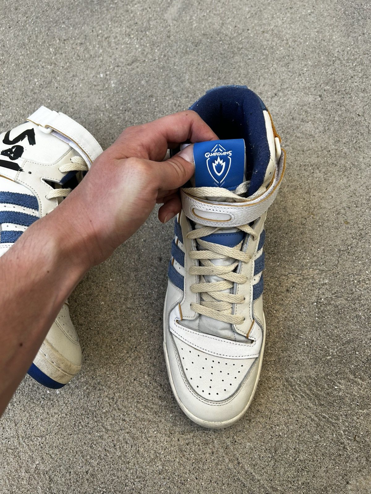 Adidas Adidas Forum 84 High (Star Lord) Size US 11 / EU 44 - 6 Thumbnail