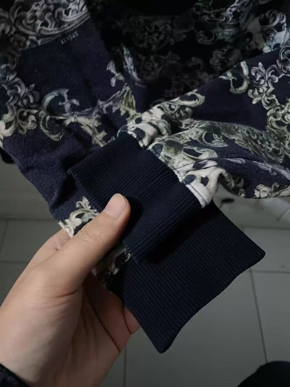 Versace Versace Runway Full Baroque Print Hoodie S Size US S / EU 44-46 / 1 - 6 Thumbnail