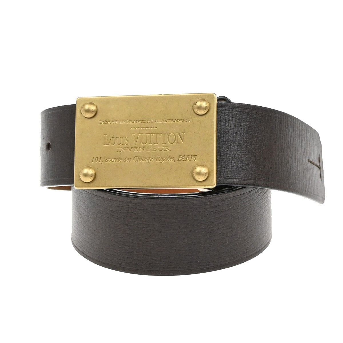 Louis Vuitton Louis Vuitton Utah Belt Leather Size ONE SIZE - 1 Thumbnail
