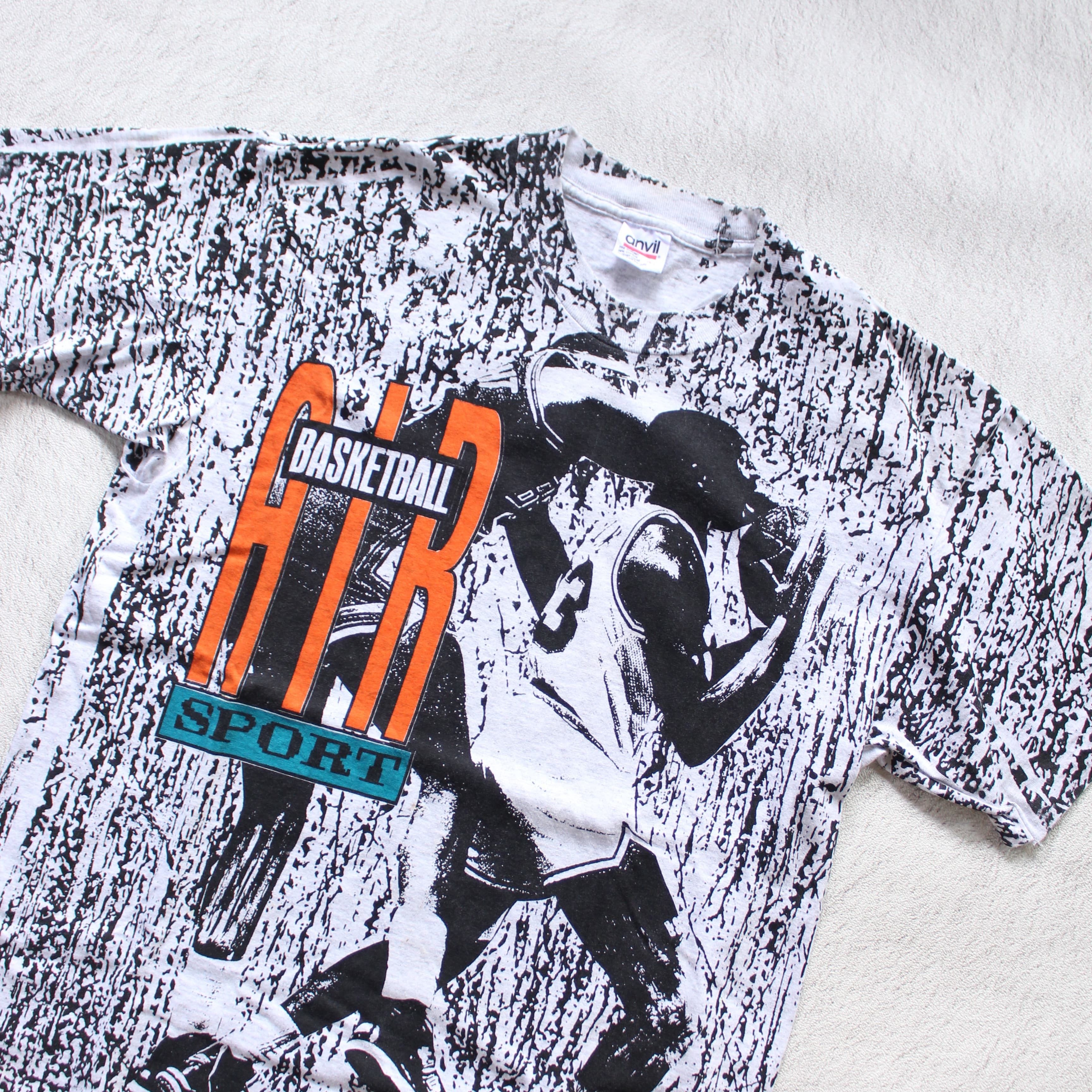 Anvil Vintage Anvil Michael Jordan AOP T-Shirt Size US L / EU 52-54 / 3 - 2 Thumbnail