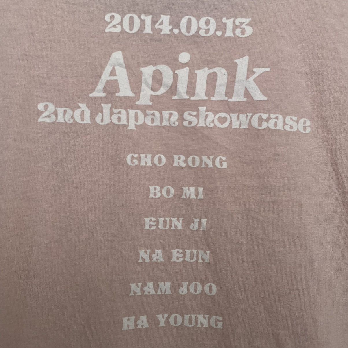 Band Tees × Vintage Apink Korean Pop Kpop Group Japan Second Showcase TShirt Size US M / EU 48-50 / 2 - 5 Thumbnail