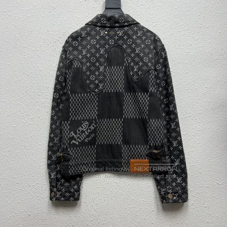 Louis Vuitton Louis Vuitton NIGO Original Black Patchwork Denim Jacket Size US S / EU 44-46 / 1 - 2 Thumbnail