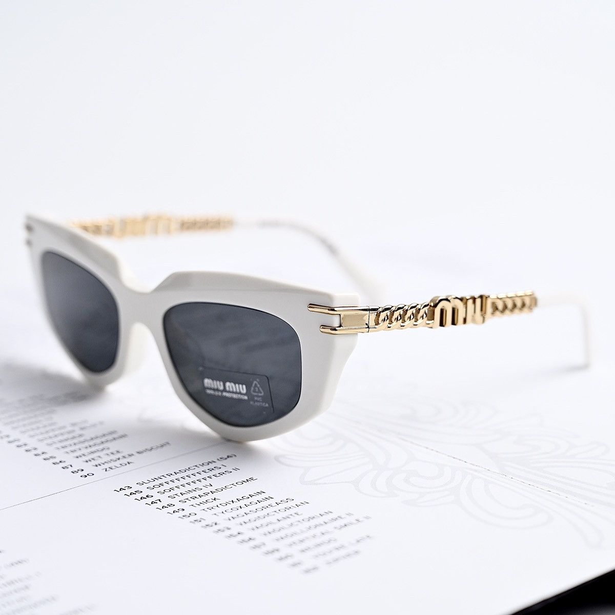 Miu Miu MIU MIU 0MU 12WS SUNGLASSES Size ONE SIZE - 2 Thumbnail