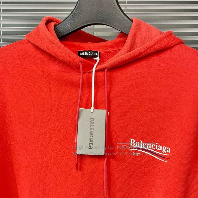 Balenciaga Balenciaga Hooded sweatshirt with Coca-Cola wave print log Size US S / EU 44-46 / 1 - 3 Thumbnail