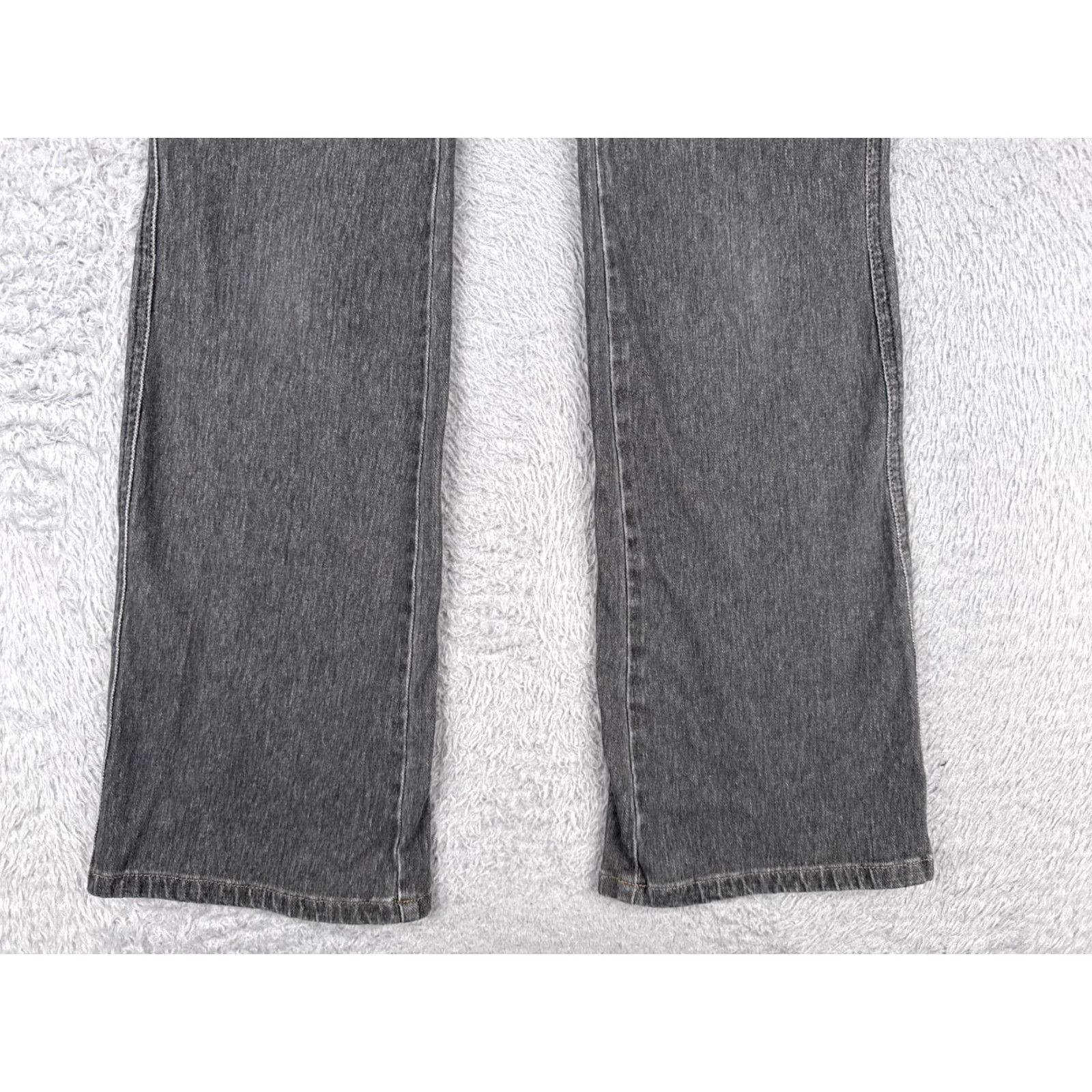 Coldwater Creek Coldwater Creek Jeans Womens 6P Gray Denim Bootcut Low Rise Cotton 28x29 5-Pocket Zip Button Size 28" / US 6 / IT 42 - 2 Thumbnail