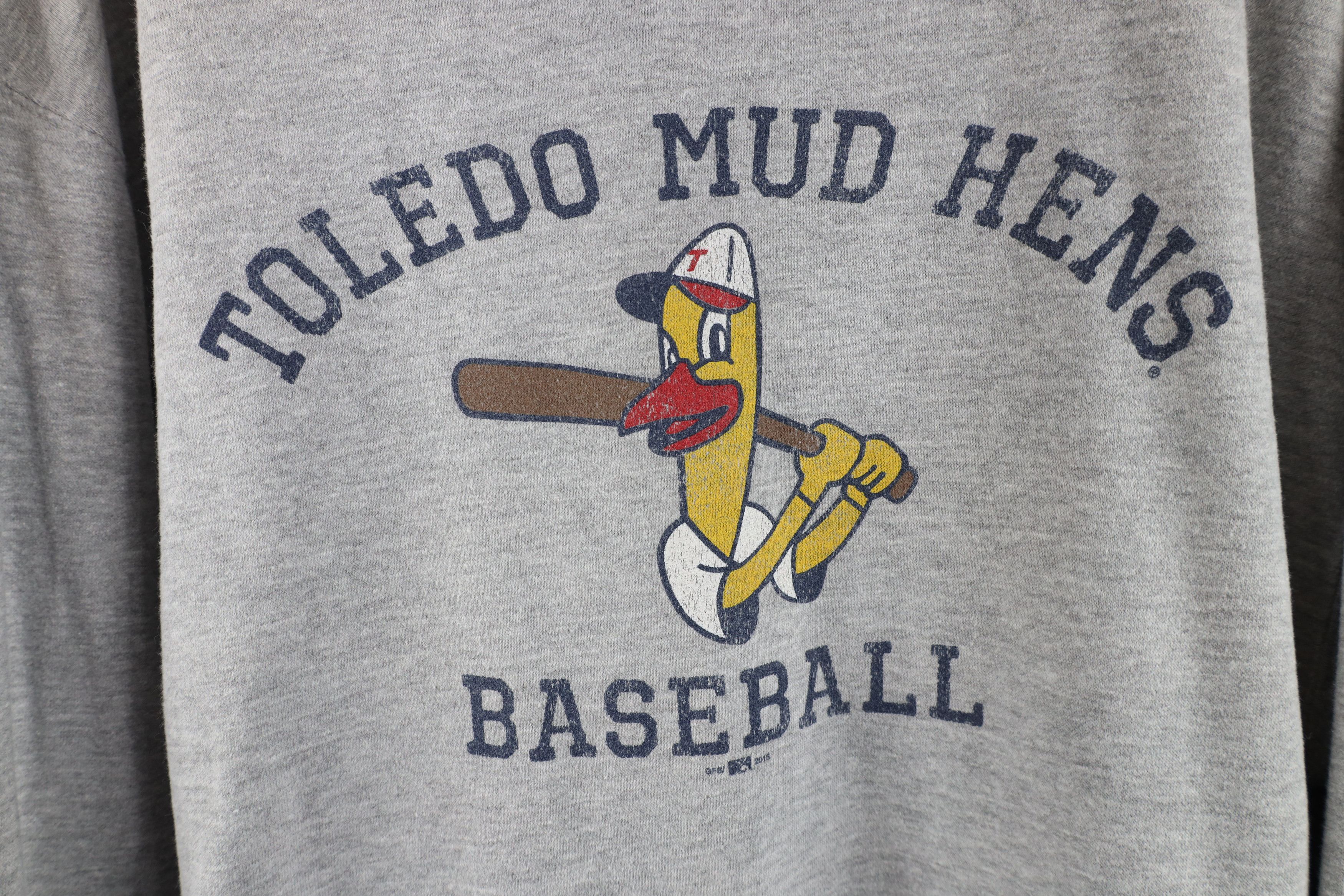 Vintage Vintage Y2K Logo Toledo Mud Hens Baseball Hoodie Sweatshirt Size US L / EU 52-54 / 3 - 6 Thumbnail