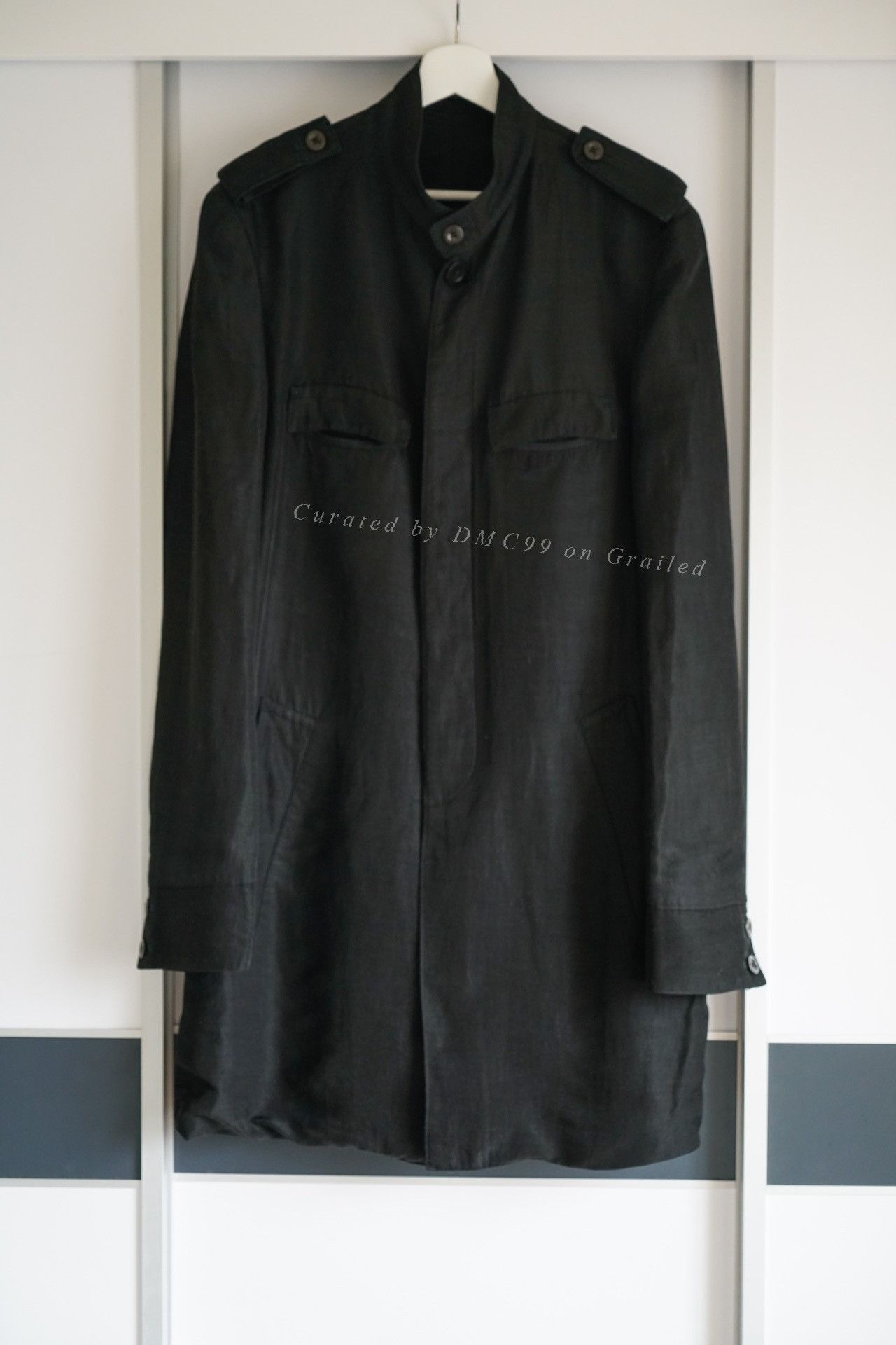 Yohji Yamamoto Yohji Yamamoto 08SS Bamboo Fiber Coat Size US XL / EU 56 / 4 - 1 Thumbnail