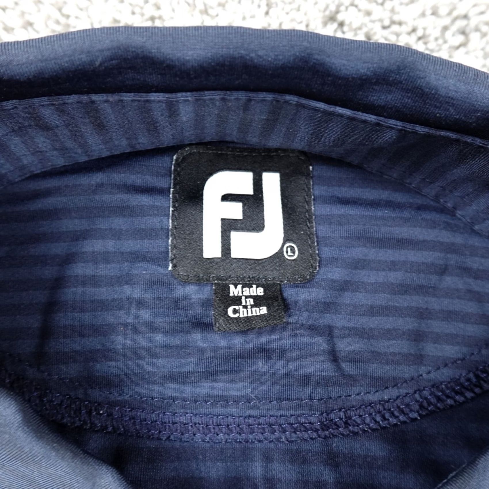 Footjoy FootJoy Polo Shirt Mens L Black Performance Four Bridges Butler Warren Golf Men Size US L / EU 52-54 / 3 - 4 Thumbnail