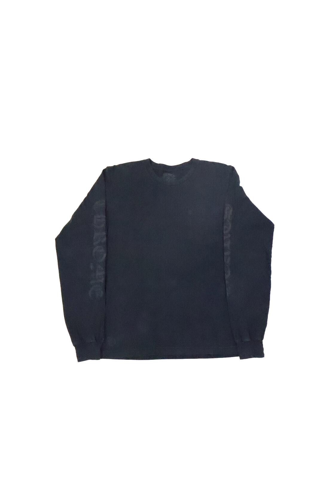Black Neck Logo Long Sleeve T Shirt