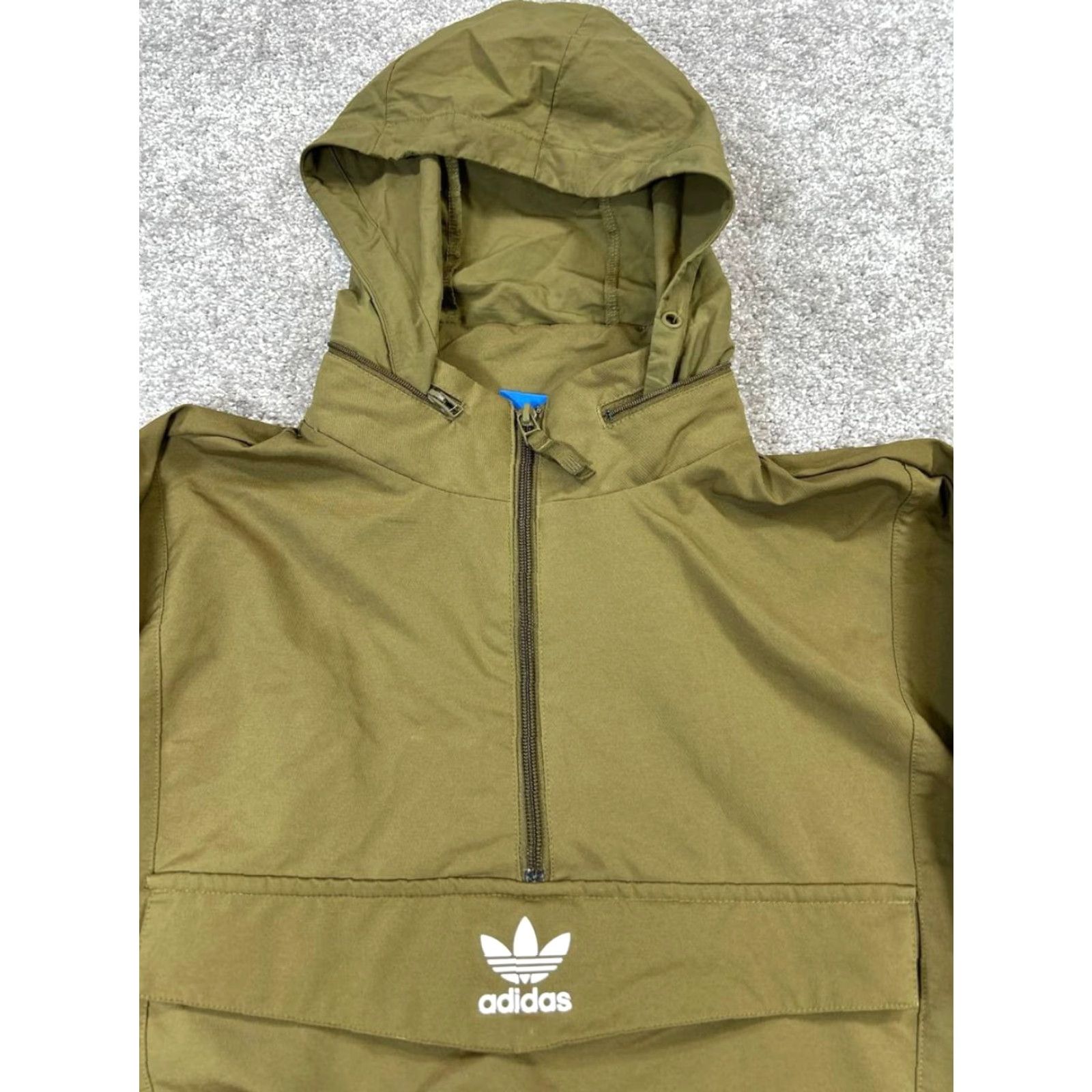 Adidas Adidas Jacket Mens Small Green Running Anorak Size US S / EU 44-46 / 1 - 2 Thumbnail