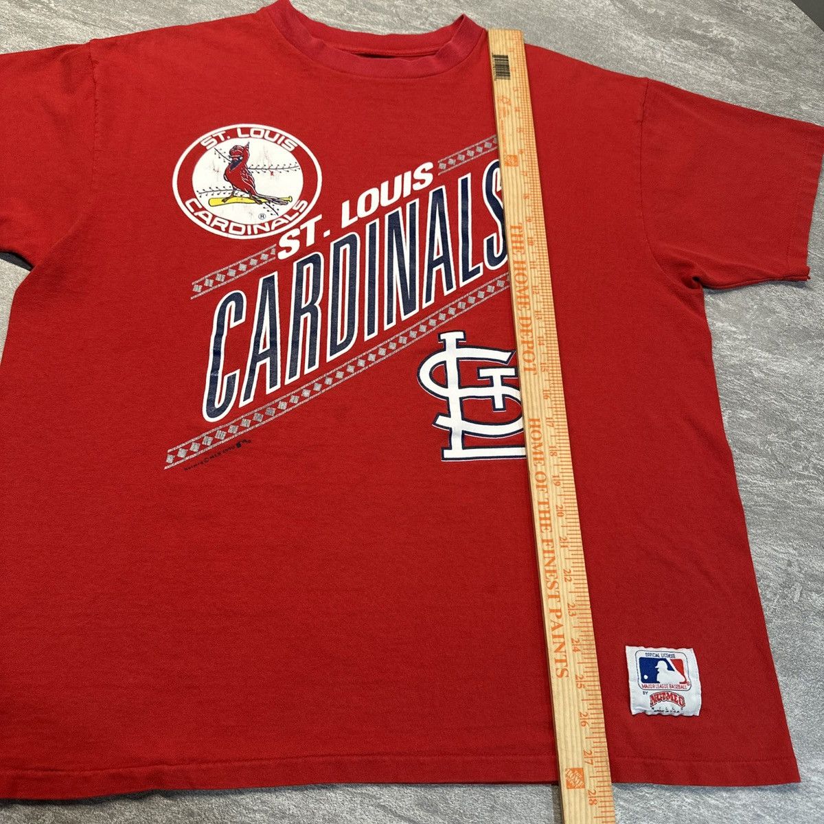 Nutmeg × Vintage Vintage 90s St Louis Cardinals NUTMEG Single Stitch Shirt Size US XL / EU 56 / 4 - 8 Thumbnail
