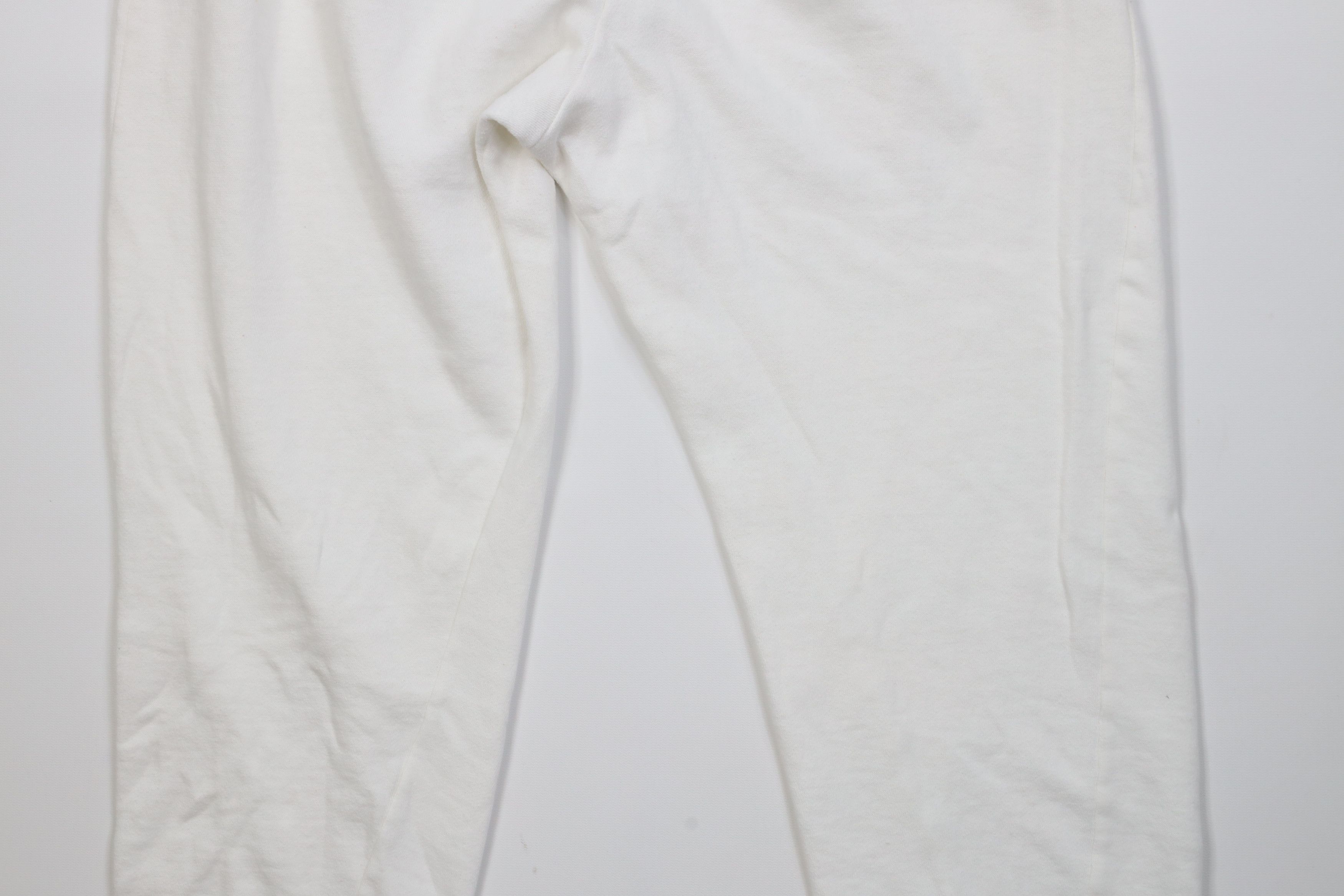 Wilson Vintage 90s Wilson Distressed Blank Sweatpants Pants White Size 32" / US 10 / IT 46 - 11 Thumbnail