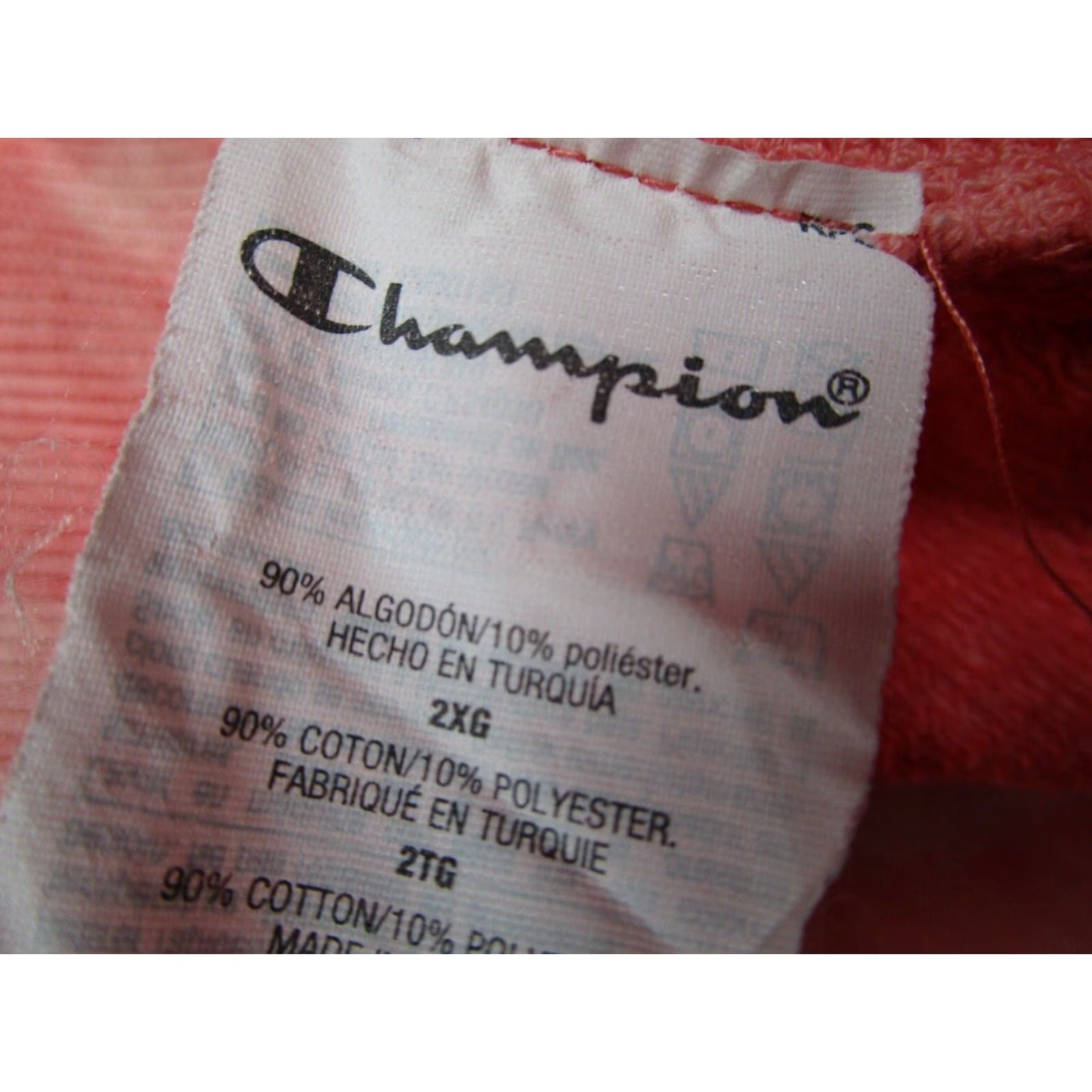 Champion VINTAGE Champion Sweatshirt Mens 2XL XXL Pink Tie Dye Reverse Weave Pullover Shirt Mens Pink Tie Dye Reverse Weave Sweatshirt Size US XXL / EU 58 / 5 - 3 Thumbnail