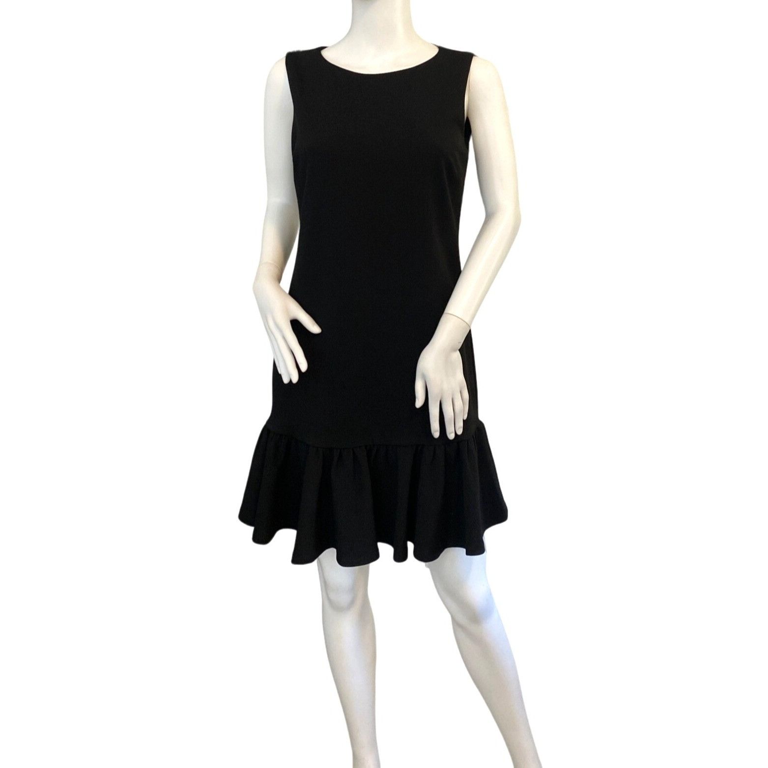 Betsey Johnson BETSEY JOHNSON WOMEN'S LITTLE BLACK DRESS WITH FLOUNCE SZ 2 Size XS / US 0-2 / IT 36-38 - 1 Thumbnail