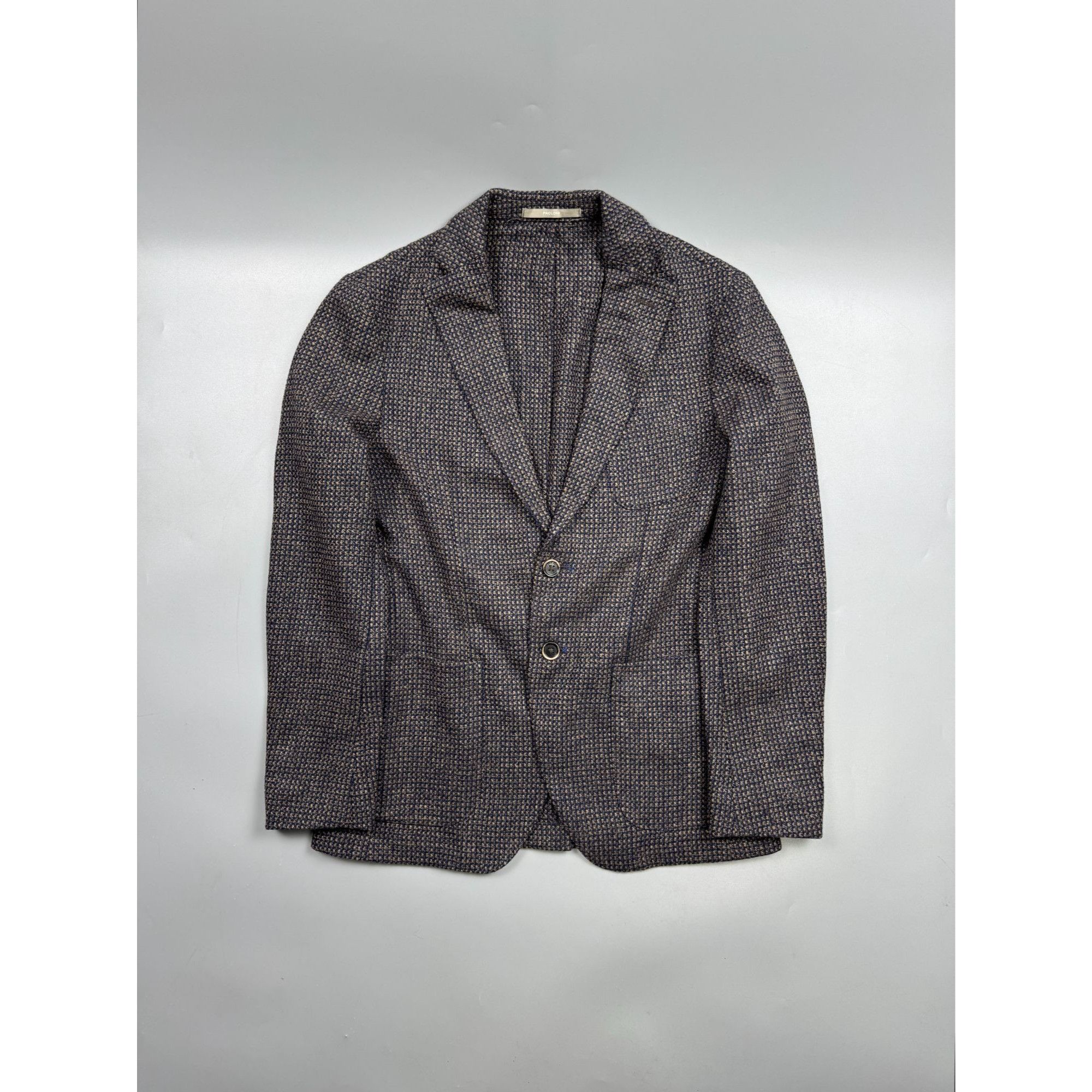 Paoloni Paoloni Wool Cotton Cashmere Two Button Blazer (Y1251) Size 36R - 1 Thumbnail