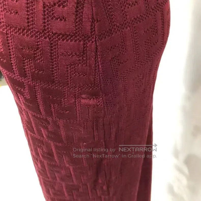Fendi Fendi FF Full Print Knit Dress Size XS / US 0-2 / IT 36-38 - 6 Thumbnail