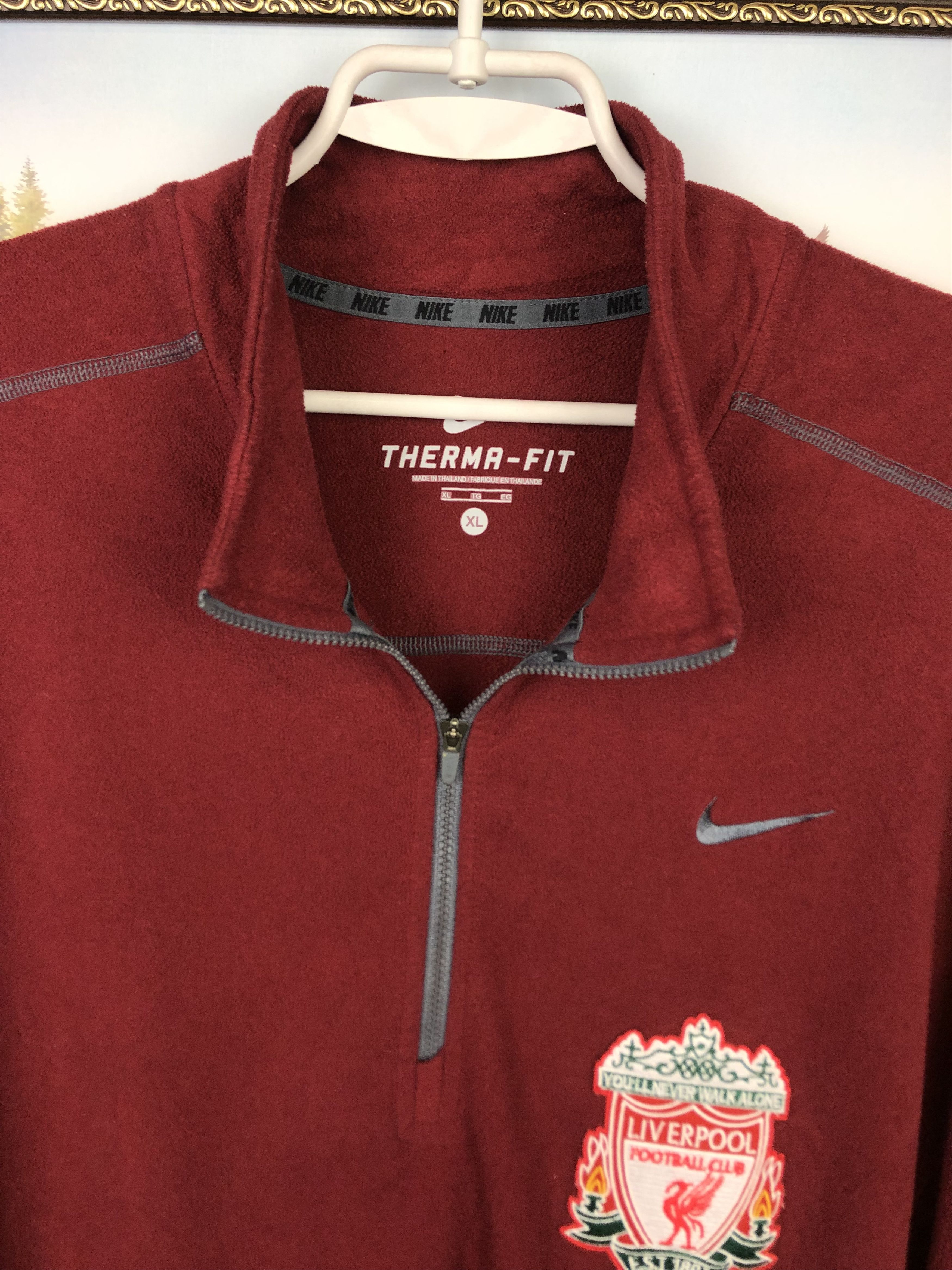 Nike Nike Liverpool Jacket Therma Fit Soccer Sweatshirt Warm Size US XL / EU 56 / 4 - 4 Thumbnail