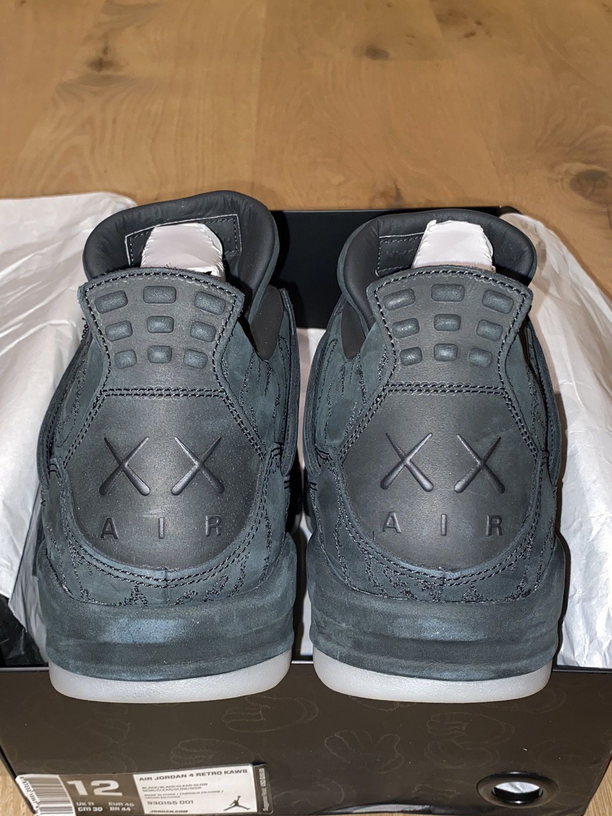 Jordan Brand × Kaws × Nike Jordan 4 Retro KAWS Black Size US 12 / EU 45 - 6 Thumbnail